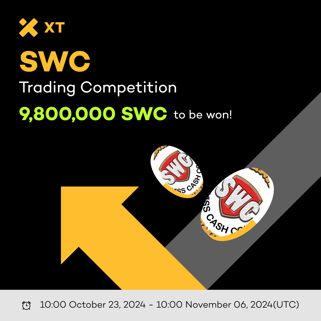 XTexchange's tweet photo. 🎉  #SWC Deposit and Trading Carnival to share 9,800,000 $SWC Prize!! 😍 #XT #XTrade @swisscashcoin1

⏰ Event Period: 10:00 on October 23 - 10:00 on November 06, 2024 (UTC)

Start Trading: 👇 https://t.co/3tvg57VT0z

𝘿𝙀𝙏𝘼𝙄𝙇𝙎 ⤵️
https://t.co/JX328phbFS https://t.co/t0QPbG7viH