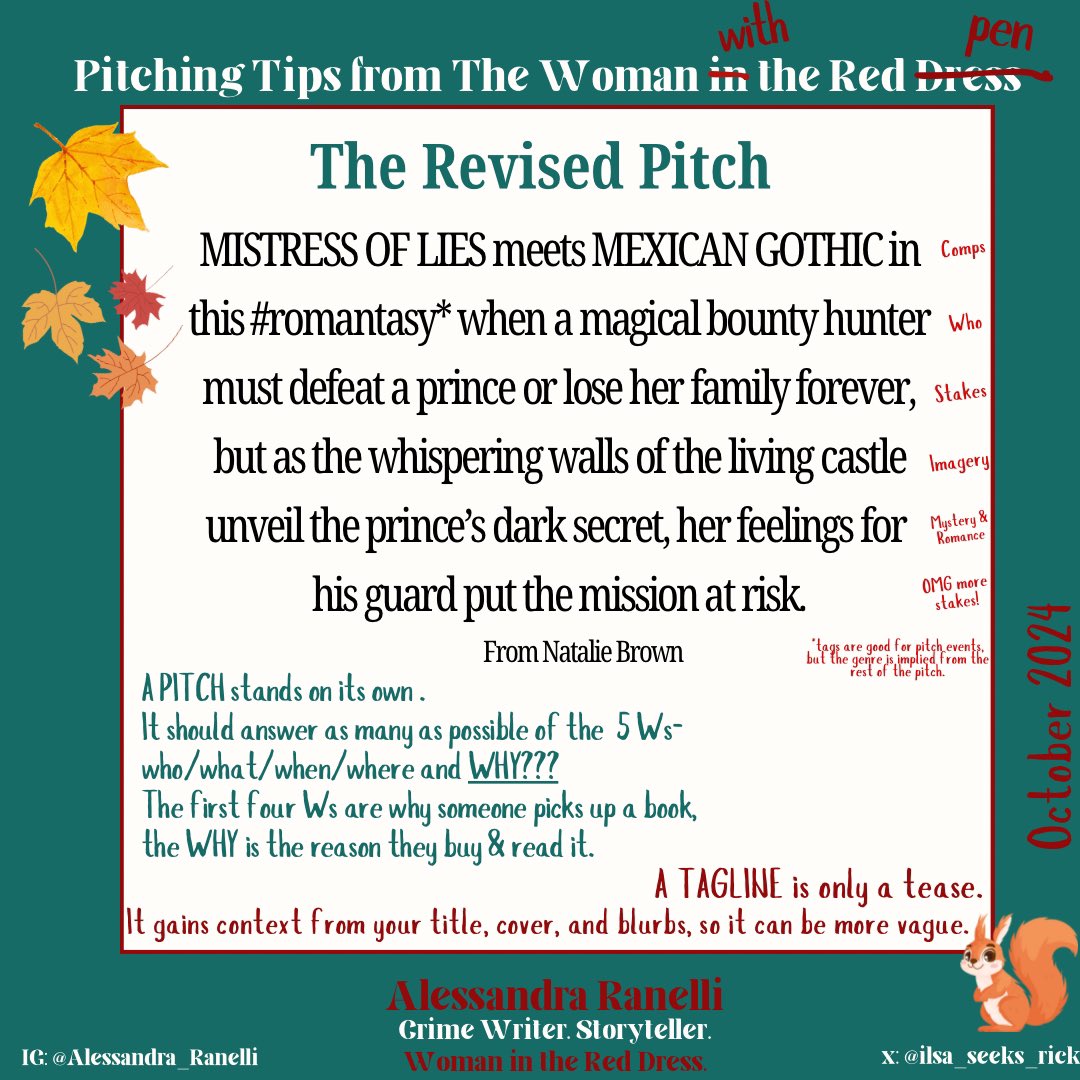 Ilsa_seeks_Rick's tweet photo. Pitch revision 4/4
#WritingCommmunity #queryingtips #amquerying https://t.co/Po8k1KGRgp