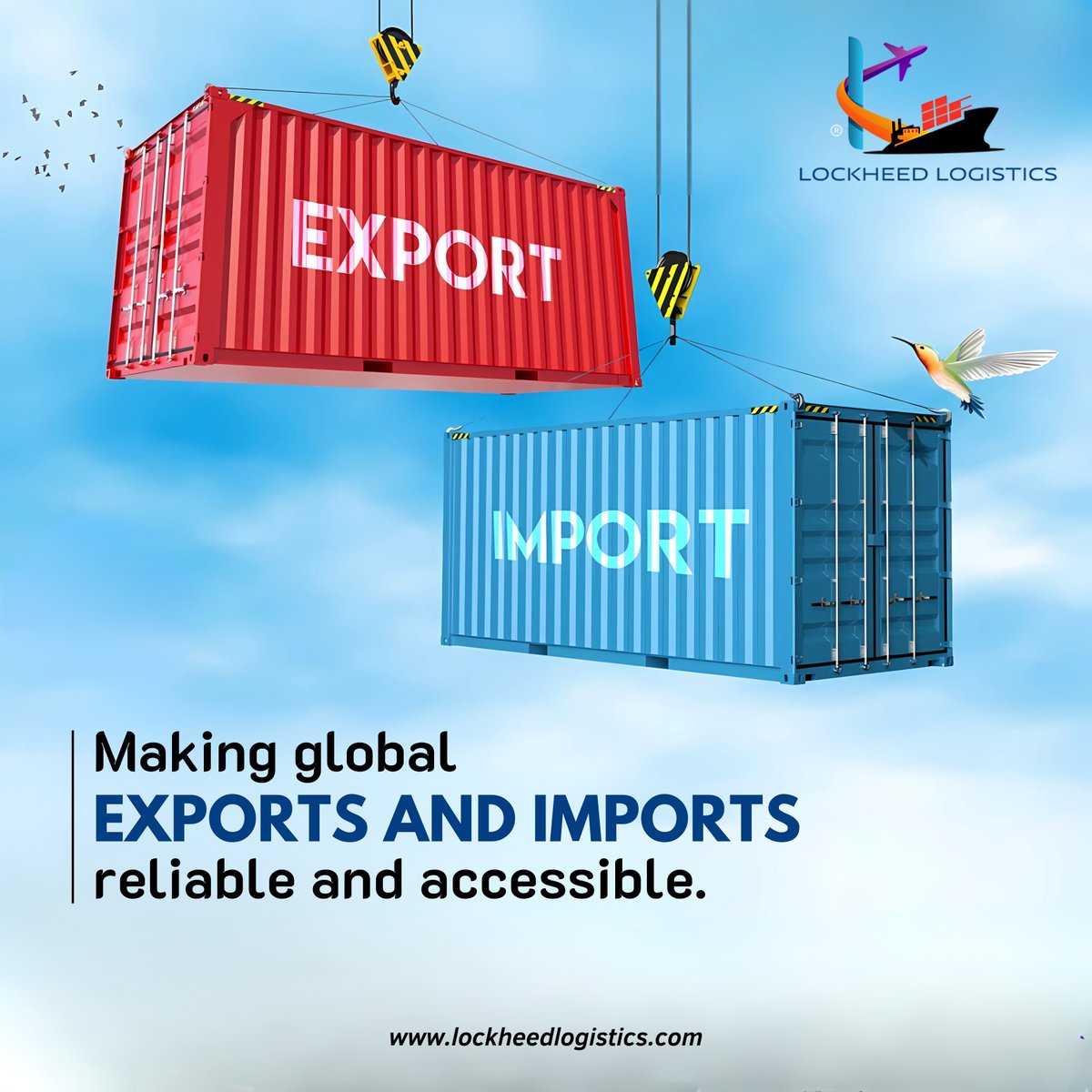 LockheedDubai's tweet photo. 🌍 Unlock Global Trade with Ease!
At Lockheed Logistics, we make global exports and imports seamless and reliable. 🚢✈️ Whether it's across borders or oceans, trust us to handle your logistics efficiently and securely.

#GlobalLogistics #ExportImport #LockheedLogistics https://t.co/CRrQOpDXxj