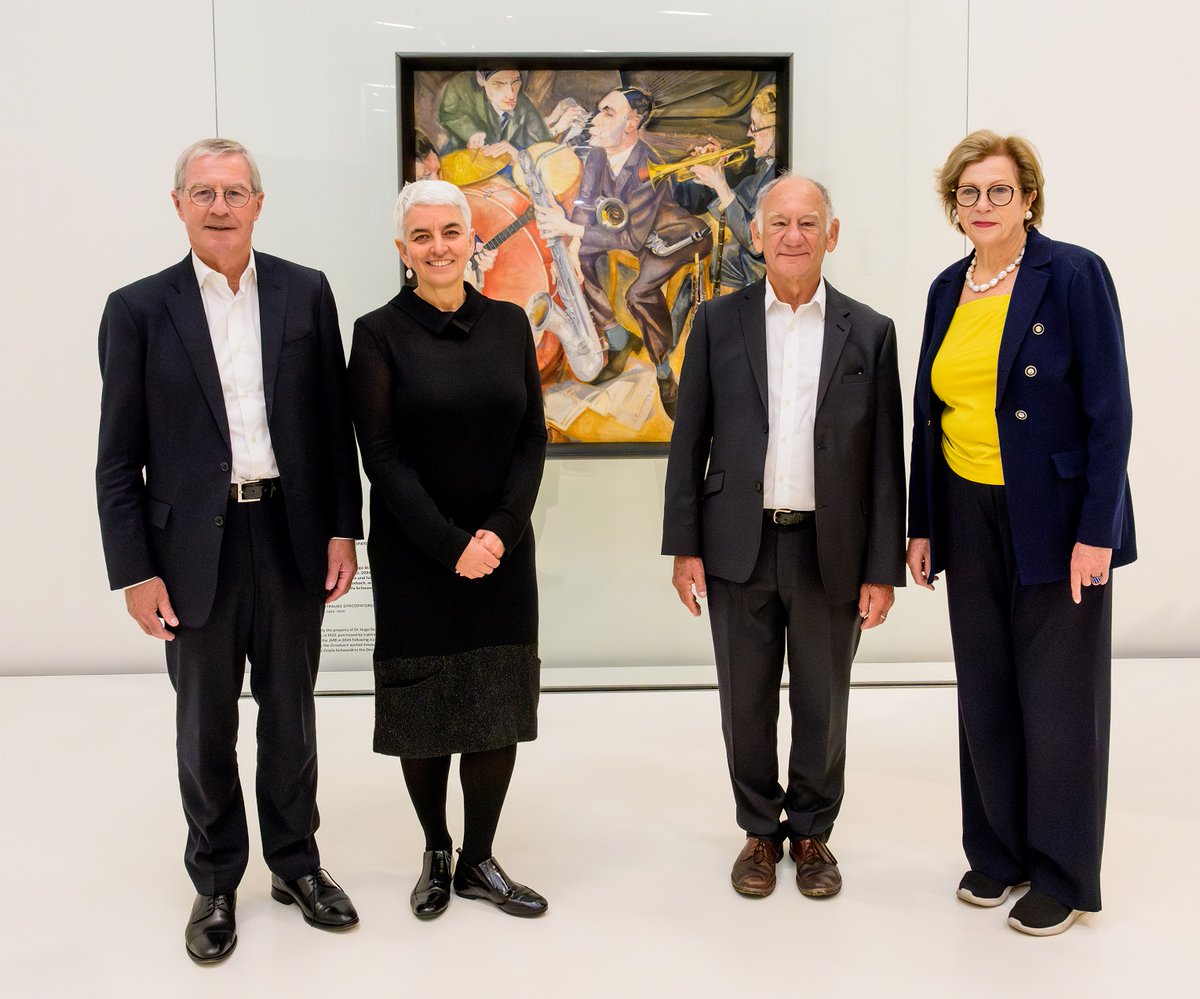 #News Ab heute könnt ihr in der #Dauerausstellung einen Neuzugang &amp; ein besonderes Highlight der #JMBSammlungen sehen: Das Gemälde #WeintraubsSyncopators des expressionistischen Malers Max Oppenheimer – #MOPP – von 1927. Mehr Infos: