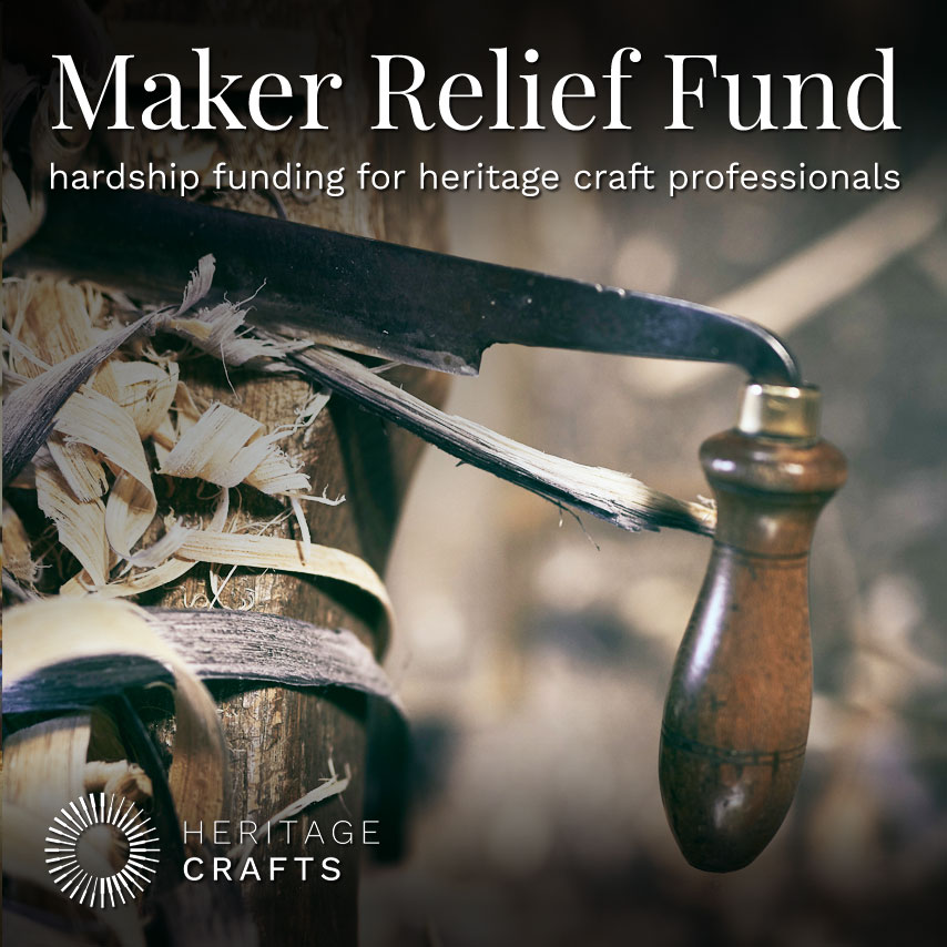 Many craftspeople are facing significant financial challenges in sustaining their practice. Our new Maker Relief Fund is targeted at those facing severe financial hardship while striving to make their living as professional craftspeople. heritagecrafts.org.uk/makerrelieffun…
