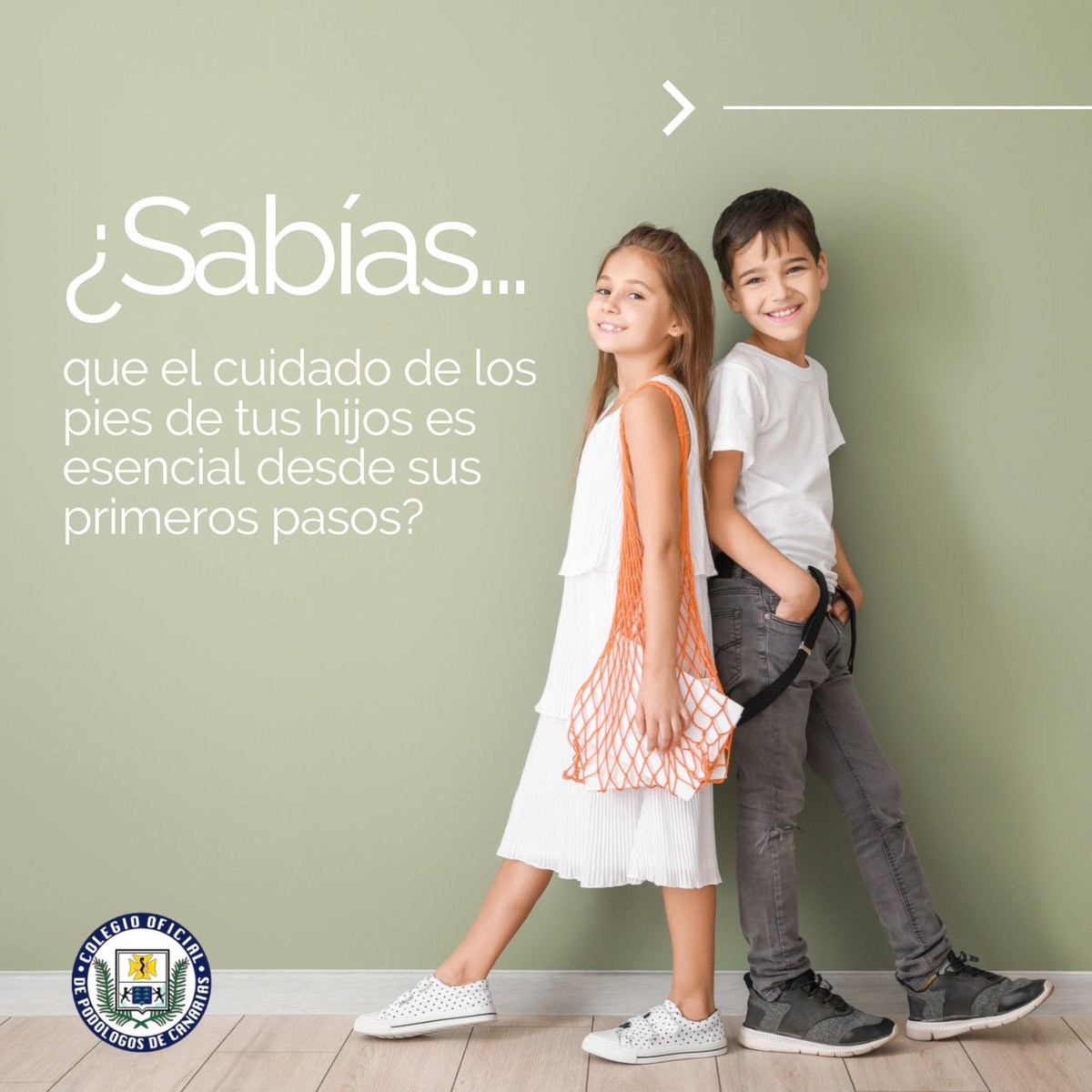 PodologosCa's tweet photo. La #podologíainfantil es determinante desde temprana edad para atender a tiempo cualquier problema y prevenir futuras complicaciones.
 Si observas que algo no va del todo bien en los pies de tus hij@s, ¡es momento de acudir al podólogo! 
No lo dudes 😉
https://t.co/F65b6GFyvO https://t.co/05juXVlfRX