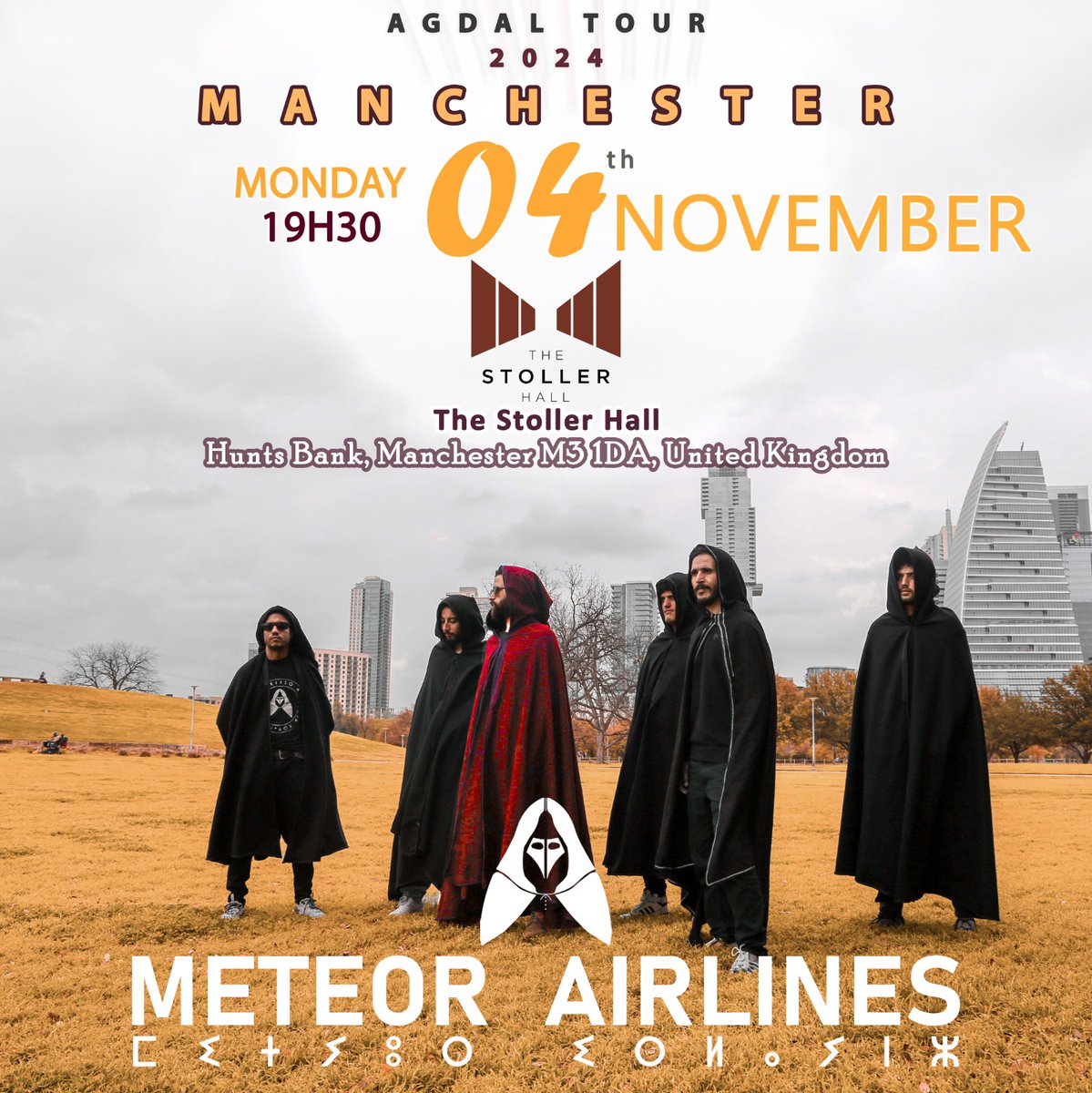 'a marriage between two worlds that reflect the richness of the ancestral Amazigh heritage' - albayane.press.ma on <a href="/Meteorairlines/">Meteor Airlines</a> who perform here on Monday 4 November.

☄️✈️ tinyurl.com/2xbyxrnh