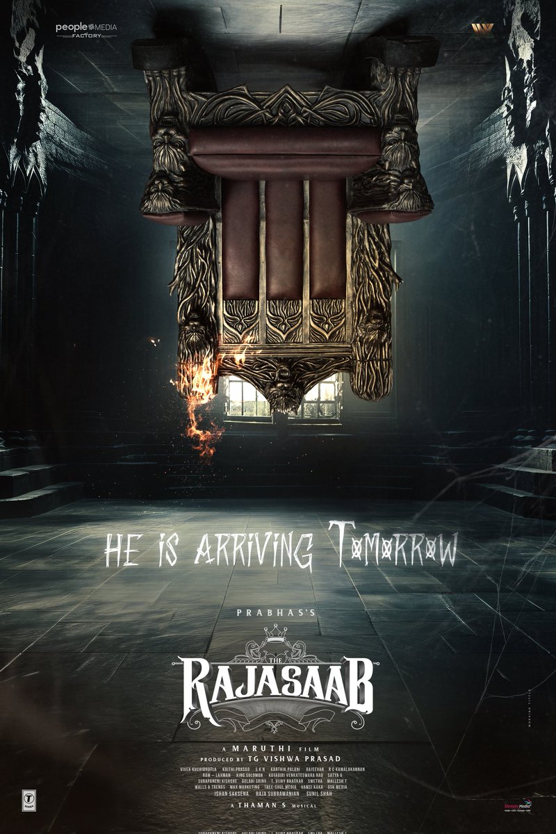solidmoviestuff's tweet photo. The man is coming back to where he belongs
The " THRONE " 🔥🔥🔥
సింహాసనాన్ని అదిస్టించడానికి వస్తున్నాడు మన
"రాజసాబ్" 🔥🔥🔥🔥
😍😍😍
#TheRaajaSaab #TheRajaSaabOnApril10th #Prabhas #Maruthi #SolidMovieStuff https://t.co/v7ayGT2DtG