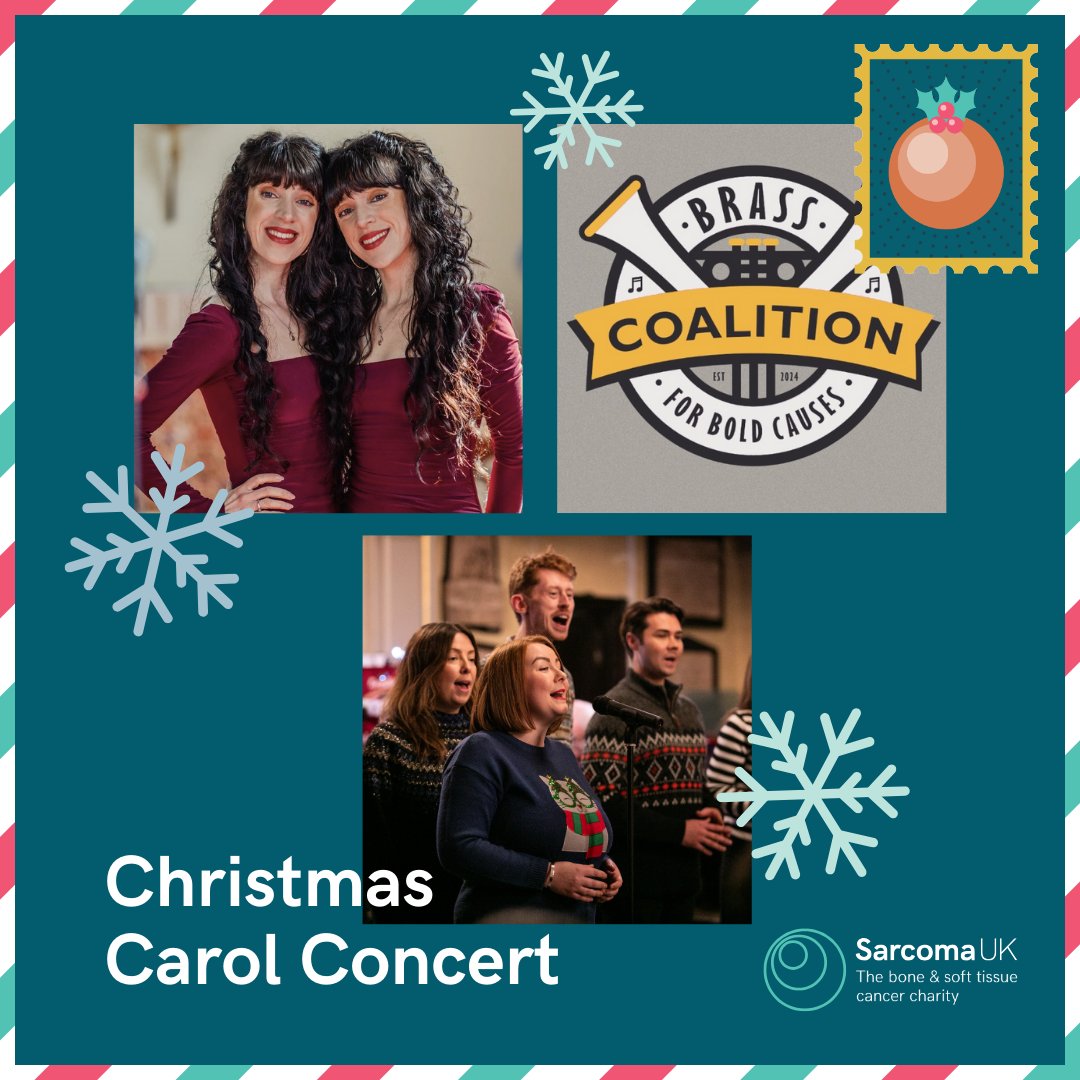 Sarcoma_UK's tweet image. Join us in @stgilesfields on 10 December for our annual Christmas Carol Concert.🎄

A night of words, music and stars, including:
@liamtamne
@Enchorus
@ClassicalTwins
Caroline Sheen
...and many more!

Tickets just £20 - we&apos;d love to see you there. 🌟

sarcoma.org.uk/carol-concert