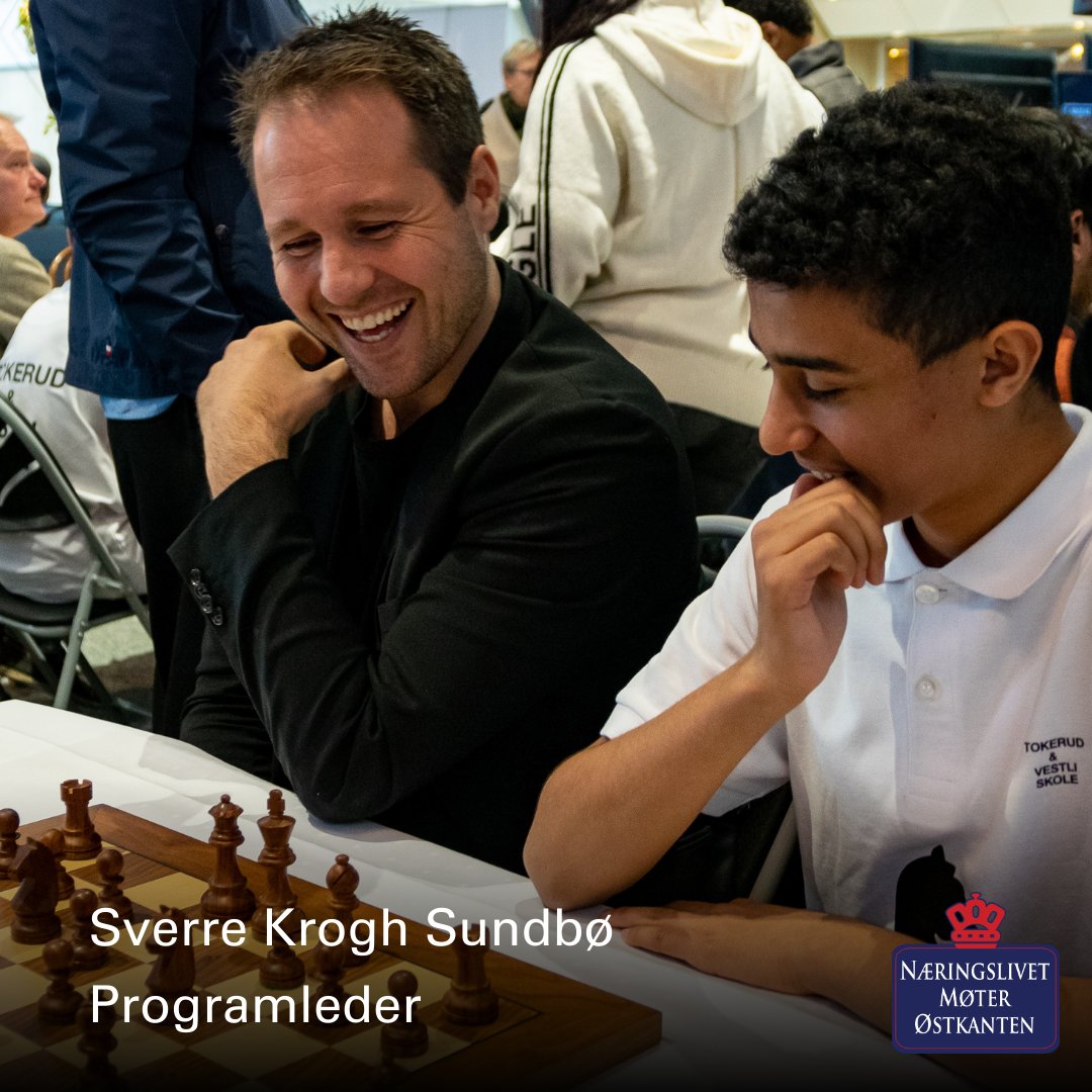 ♟️ Møt Sverre Krogh Sundbø på vårt hovedarrangement 8. november! 
Programlederen har vært deltaker i flere år, og er tilbake på <a href="/OkernLoren/">Økern og Løren</a>. Mer info finner på vår nettside. 

Du kan fortsatt melde deg på!
✉ info@naringslivetmoterostkanten.no
@sverreKS <a href="/Ferd_SE/">Ferd_SE</a>