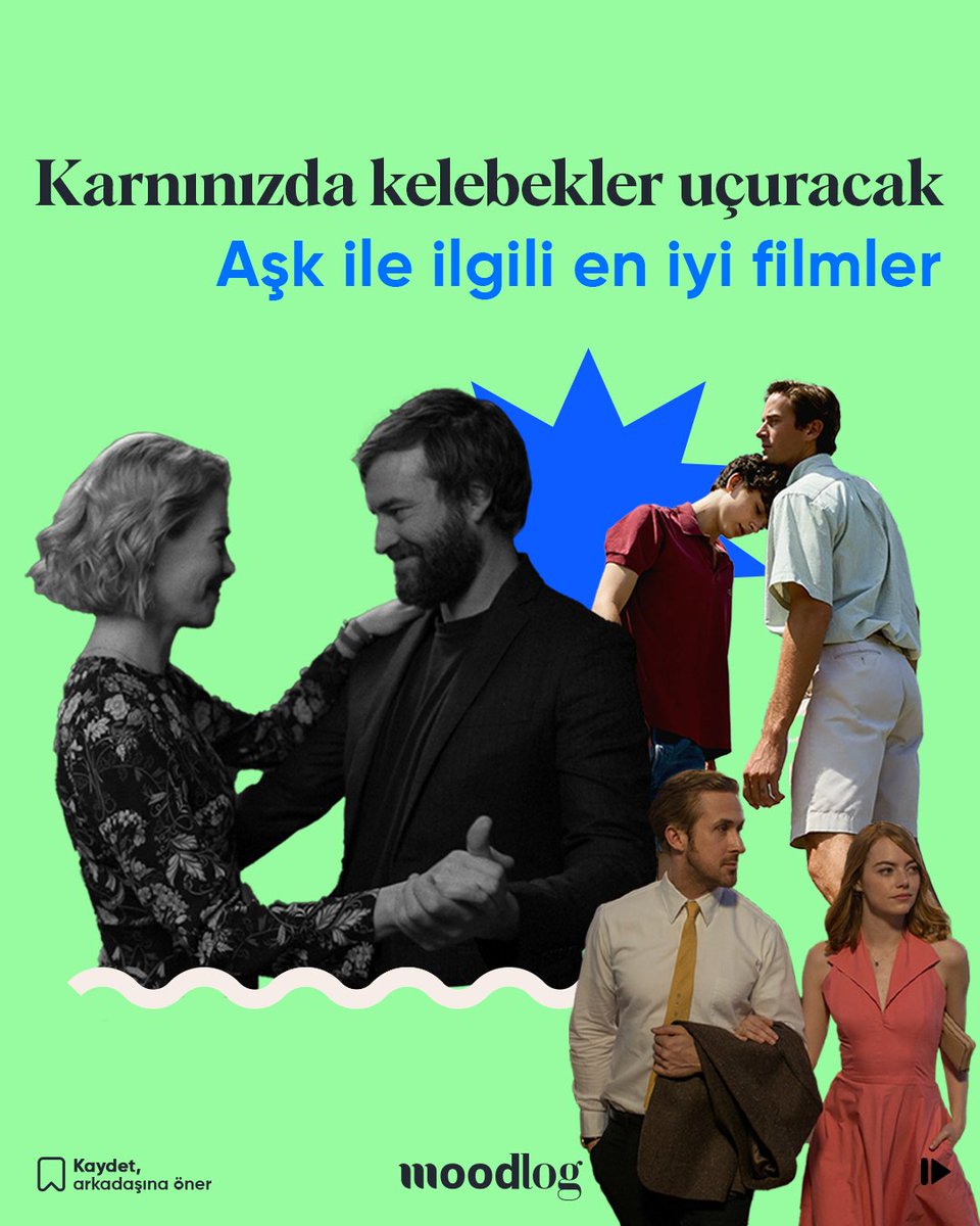 moodloger's tweet photo. Biraz da “aşk” diyelim 😍

İzlerken karnınızda kelebekler uçurtma garantili “aşk” temalı en iyi filmleri derledik 🎬

Senin favori aşk filmin hangisi? 💬👀 https://t.co/dnRxiHFhHJ