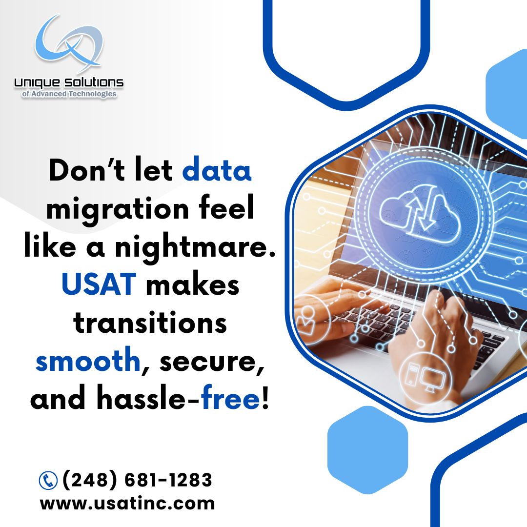 UsatInc's tweet image. Don&apos;t let data migration be a daunting task! USAT ensures a seamless, secure, and hassle-free transition. Get expert support today

𝑽𝒊𝒔𝒊𝒕 𝒐𝒖𝒓 𝒘𝒆𝒃𝒔𝒊𝒕𝒆 🌐: usatinc.com

#DataMigration #SeamlessTransition #SecureDataMigration #TechSolutions #USATServices