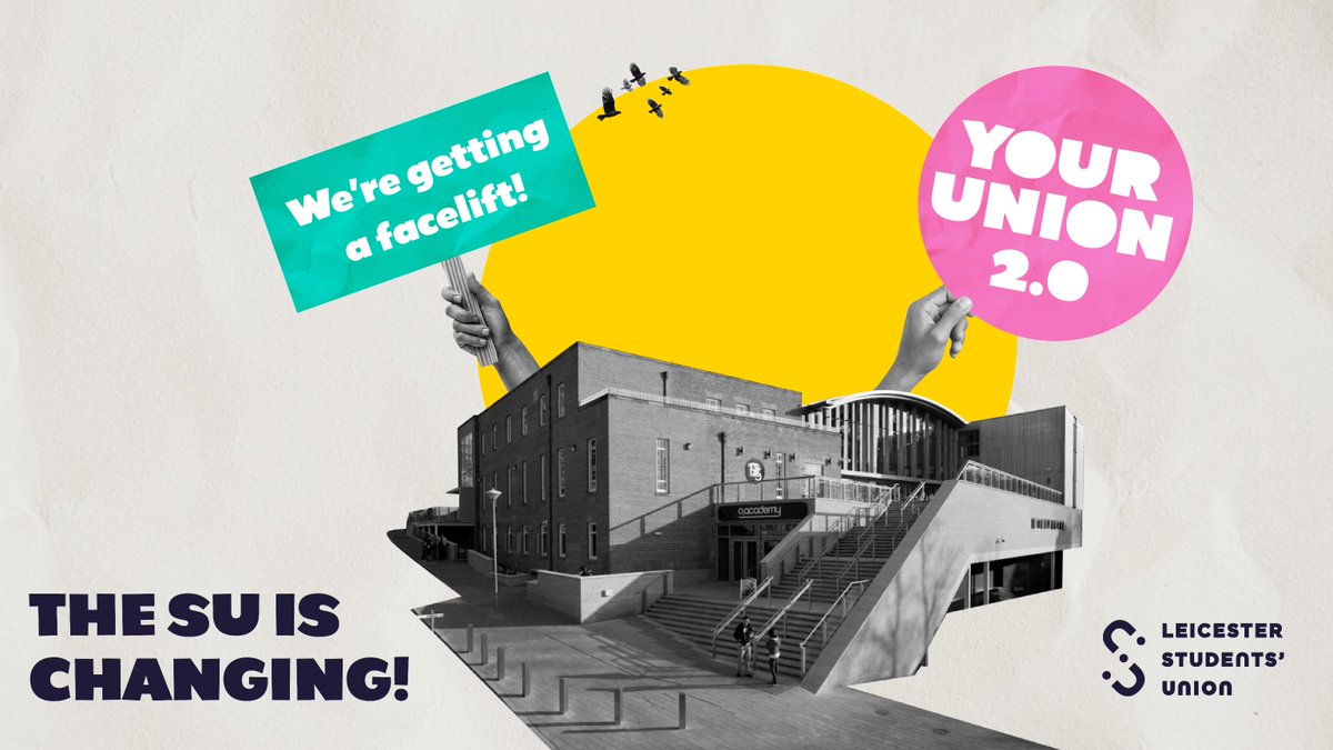 ✨ We're renewing the way in which we operate, to better understand what our students need and to represent a growing and diverse student body. We want to put more students into more paid roles at the heart of what we do 🙌

Visit leicesterunion.com/futureunion to read more! ➡️