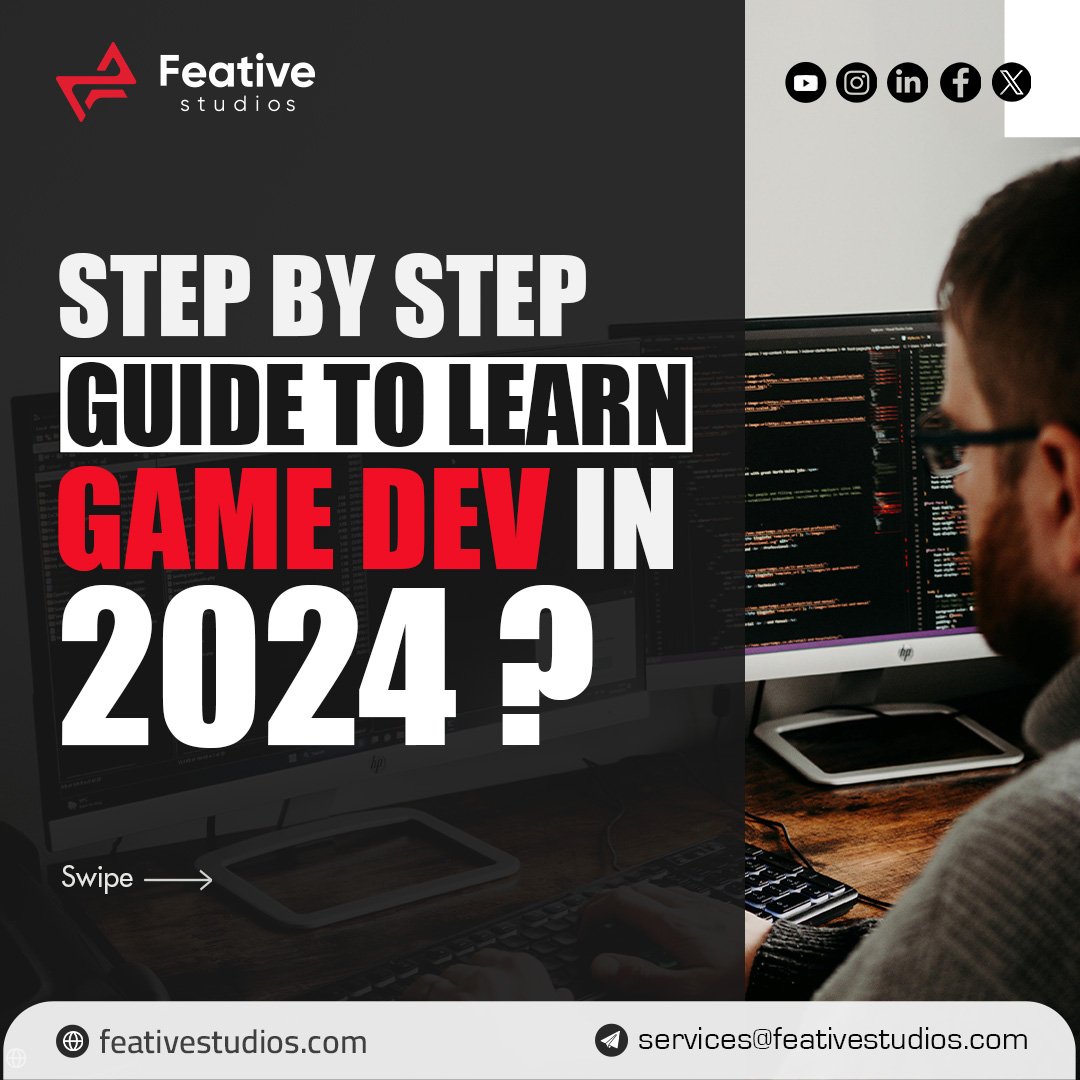 Feativestudios's tweet image. Spent too much money learning game development in 2024? Instead of breaking the bank, learn game development for FREE! 🙌
Follow @FeativeStudios for continuous updates, tips, and resources to help you succeed in the gaming industry.
#FeativeStudios #GameDev #LearnGameDev