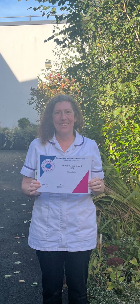 MCHFT Adult Speech and Language Therapy (@midcheshireslt) on Twitter photo Following on from last week's #AHPDay2024 #AHPsDay celebrations, congrats to our wonderful acute stroke lead SLT Alison Seiler on receiving <a href="/mid_ahp/">Mid Cheshire NHS AHP’s</a>'s AHP of the Year Award - very well deserved (although we're slightly biased) 🥳👏
<a href="/CCICPNHS/">Central Cheshire Integrated Care Partnership</a> <a href="/RCSLT/">RCSLT 💙</a> <a href="/GivingVoiceUK/">Giving Voice</a> <a href="/MidCheshireNHS/">Mid Cheshire Hospitals 🏥</a> Following on from last week's #AHPDay2024 #AHPsDay celebrations, congrats to our wonderful acute stroke lead SLT Alison Seiler on receiving <a href="/mid_ahp/">Mid Cheshire NHS AHP’s</a>'s AHP of the Year Award - very well deserved (although we're slightly biased) 🥳👏
<a href="/CCICPNHS/">Central Cheshire Integrated Care Partnership</a> <a href="/RCSLT/">RCSLT 💙</a> <a href="/GivingVoiceUK/">Giving Voice</a> <a href="/MidCheshireNHS/">Mid Cheshire Hospitals 🏥</a>
