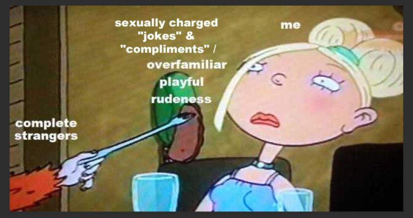 Had someone double-down when they were warned about this sort of behavior today. This discussion circles around often and its important to repeat. Doesn't matter whether XYZ other person is okay with it. I also get sometimes its harder for some to do. Communicate, acknowledge