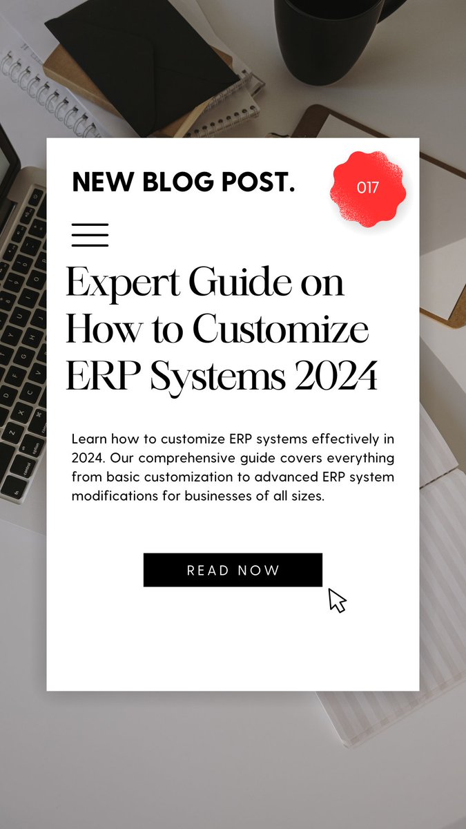 ApprenticeCloud's tweet photo. 💻 New blog post! Learn how to customize and extend ERP systems for 2024. From basic to advanced techniques, we’ve got you covered.
🔗 Read now: https://t.co/re9kYl2hwZ
#ERP #TechGuide #BusinessSolutions https://t.co/7SmAAHbmyU