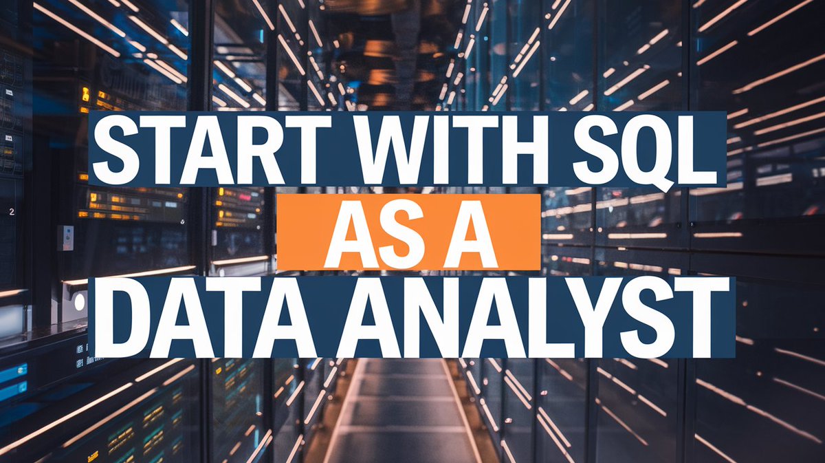 ujjwal717's tweet image. I have seen many people starting out in data analytics get confused regarding which tool to learn first.
Let's discuss that in this thread!
#SQLFirst #LearnSQL #SQLForDataAnalysts #StartWithSQL #ExcelAndSQL #DataAnalyticsBeginners #SQLSkills #SQLMastery #DataAnalystJourney…