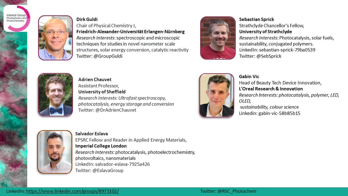 ⚠ Update 
Meet the <a href="/RoySocChem/">Royal Society of Chemistry</a> PPG! 
Don't hesitate to get in touch with suggestions, comments or anything that  could be useful to the #community! #chemistry #society

<a href="/PikramenouGroup/">PikramenouGroup</a> <a href="/ZwijCompChem/">Martijn Zwijnenburg</a> <a href="/Cathy_de_Castro/">Catherine S. de Castro</a> <a href="/SebSprick/">Sebastian Sprick</a> <a href="/GroupGuldi/">Guldi_Group</a> <a href="/DrAdrienChauvet/">Adrien Chauvet</a> <a href="/EslavaGroup/">Eslava Group</a>