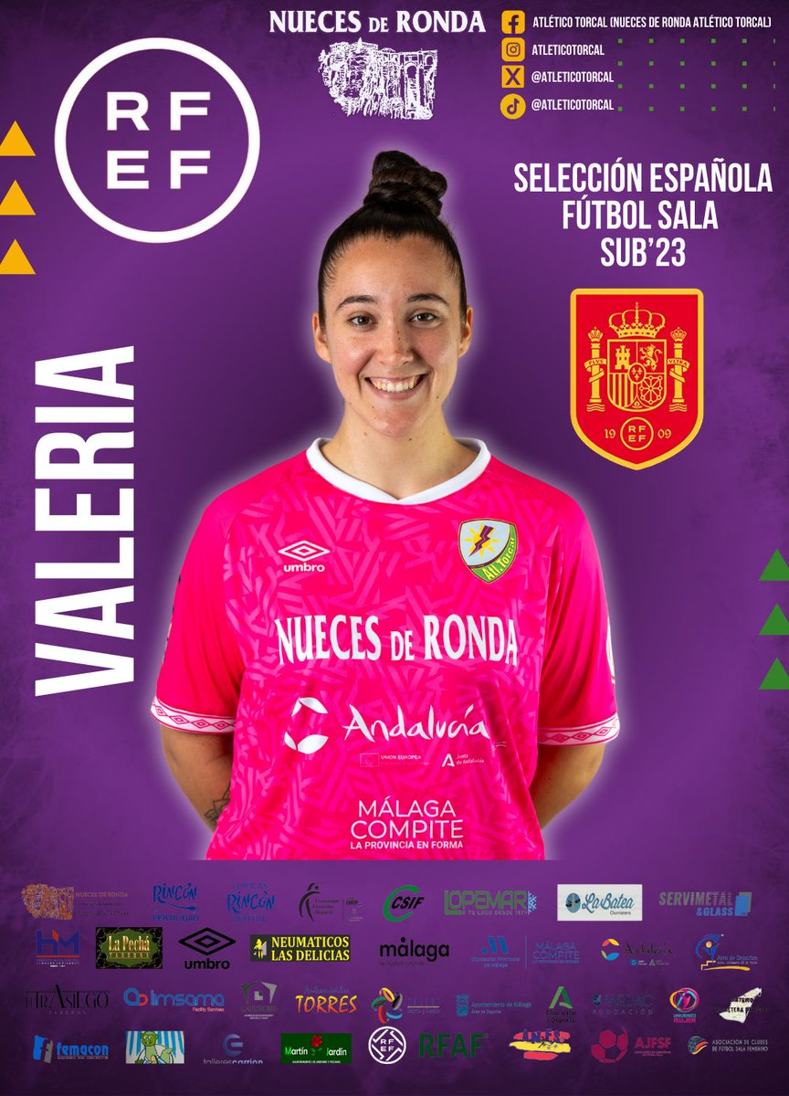 🚨 Alejandra y Valeria, del Nueces de Ronda <a href="/AtleticoTorcal/">Nueces de Ronda Atlético Torcal</a>, convocadas por la Selección Española sub23 de fútbol sala.