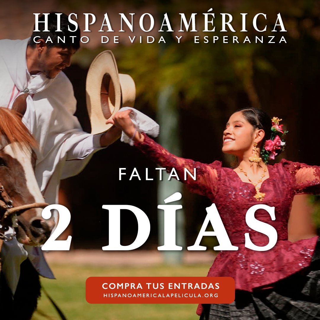 Falta muy poco para el estreno de HISPANOAMÉRICA. ¡La historia bien contada! En Multicines de Ecuador.
