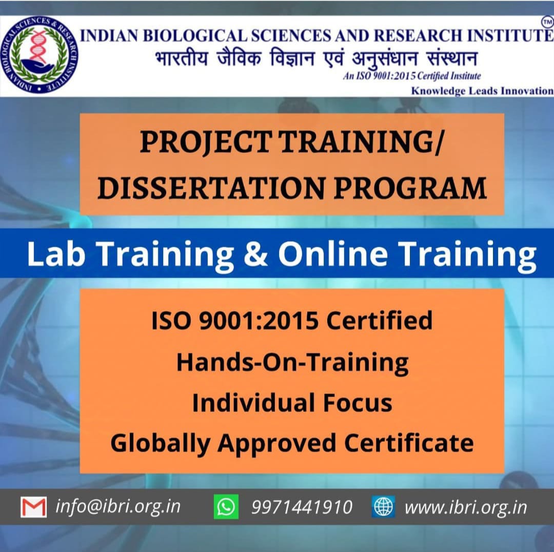 NoidaIbri's tweet image. Looking to gain practical skills in biological sciences? IBRI offers ISO certified lab &amp;amp; online training, with a focus on hands-on experience. Enroll Now!

For any query-Call: +91 9999509892, Email: info@ibri.org.in
#lifesciencetraining #projecttraining #isocertified #ibricourses