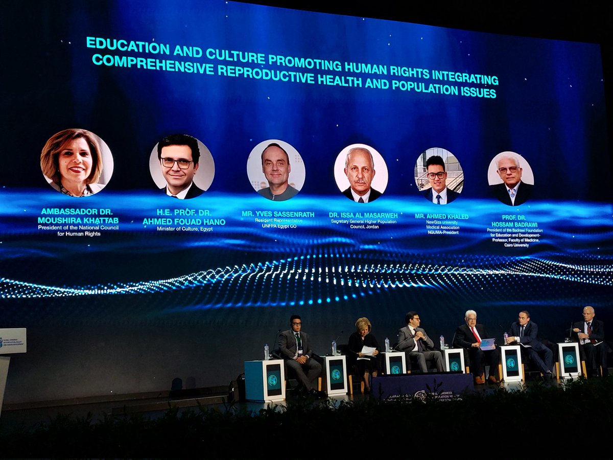 Global Congress on Population, Health and Human Development discussed the Education and Culture promoting Human Rights integrating Comprehensive Reproductive Health and Population issues #PHDC24 #PactFortheFuture <a href="/dienekeita/">Diene Keita</a> @SWEDDAFRICA <a href="/UNFPA/">UNFPA</a> <a href="/UNEgypt/">United Nations Egypt</a>
