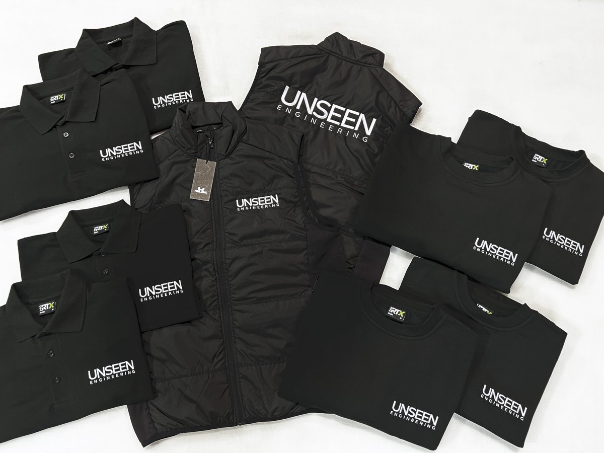 WizardEmb's tweet image. Custom workwear bundle for #UnseenEngineering

Polo shirts, Sweatshirts and Tee Jays Bodywarmers, all embroidered on the left chest and large on the rear 🧵💯

wizardembroidery.co.uk

#wizardembroidery #branding #workwear #uniform #motorsport #engineering #motorsportengineering