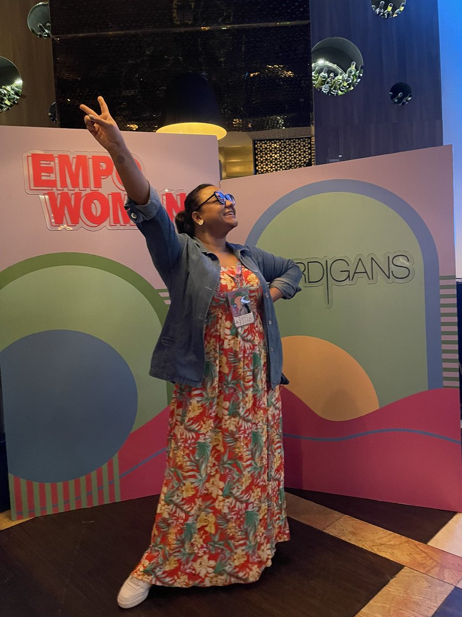 larisa129's tweet photo. #Empowoman estuvo 10/10 💝

Felicidades @PCardigans 
@BuenMomentopa https://t.co/2YkKShzZma