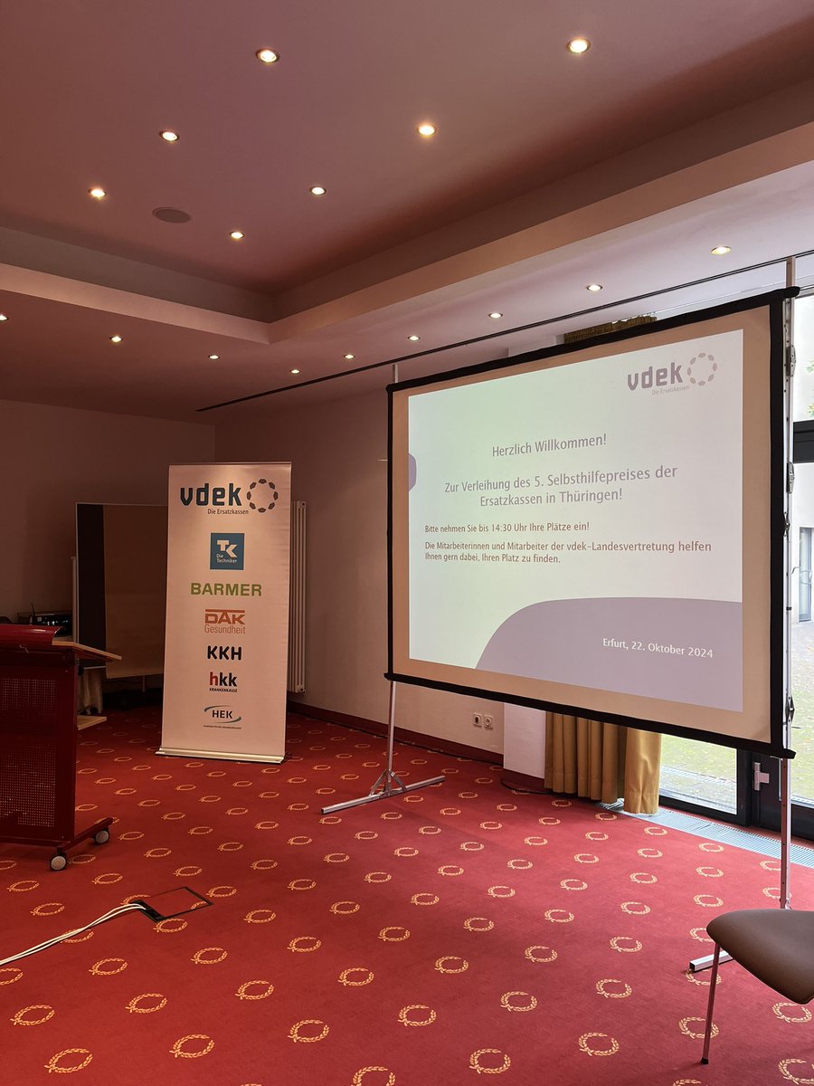 Gleich geht’s los! Dann wird im feierlichen Rahmen der 5. Thüringer Selbsthilfepreis verliehen!
#Thueringen #Selbsthilfe #regionalstark