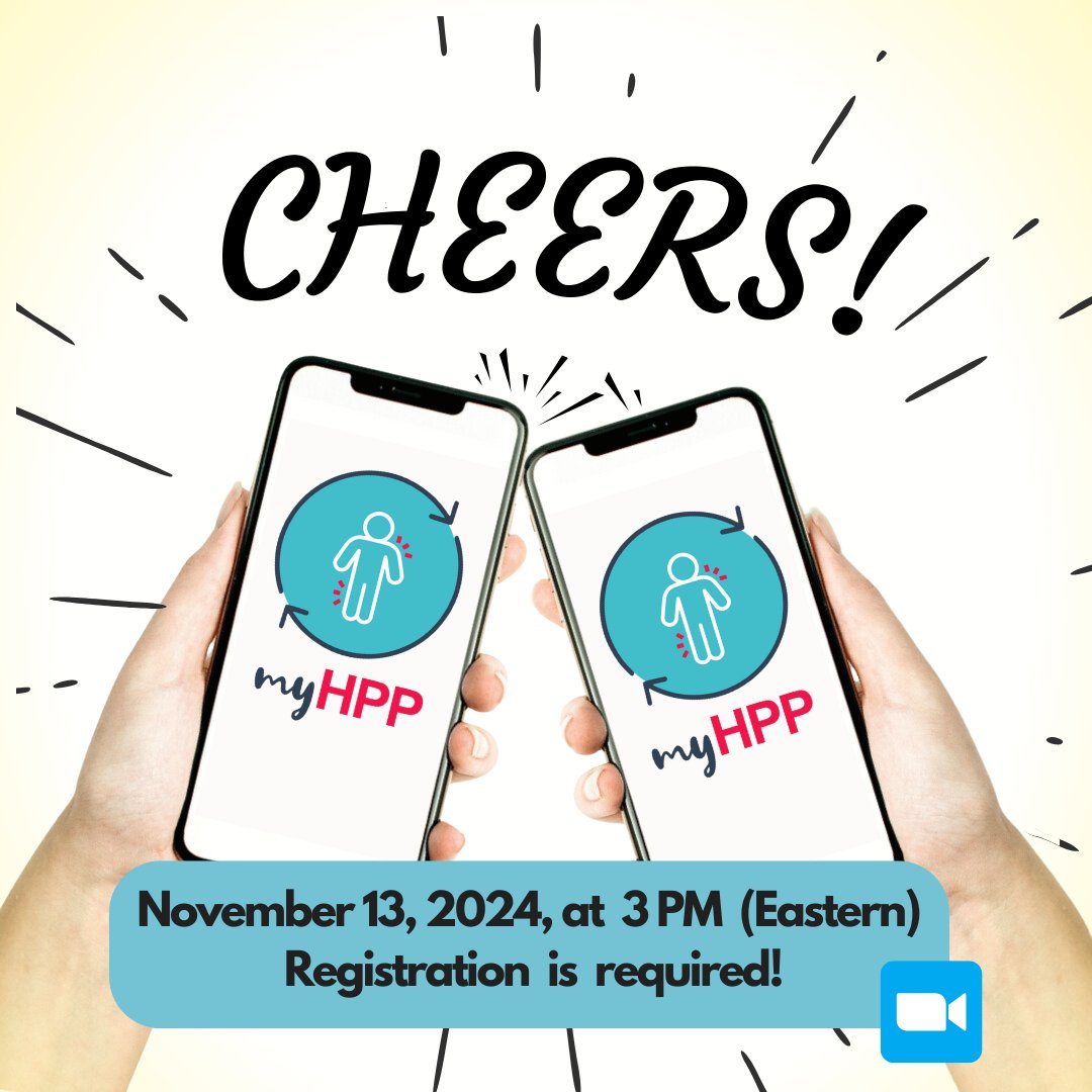 SoftBonesHPP's tweet photo. Let’s input our data together!
Join us for our next Appy Hour on Wednesday, November 13th at 3 PM Eastern. Together we can manage HPP. Registration is required. Please register below.
https://t.co/riaIb9mCVN
#SoftBonesHPP #HPPCommunity #myHPP #AppyHour #RareDisease https://t.co/EQ0KwEjMR5