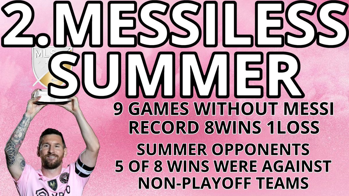 BatteredHerons's tweet photo. 5 Reasons #Messi is the MVP
#MessiMVP #InterMiamiCF
Hit the link to watch the video and see all 5 reasons
Link⬇️
https://t.co/lurvafalzD https://t.co/sihLLyjFA9