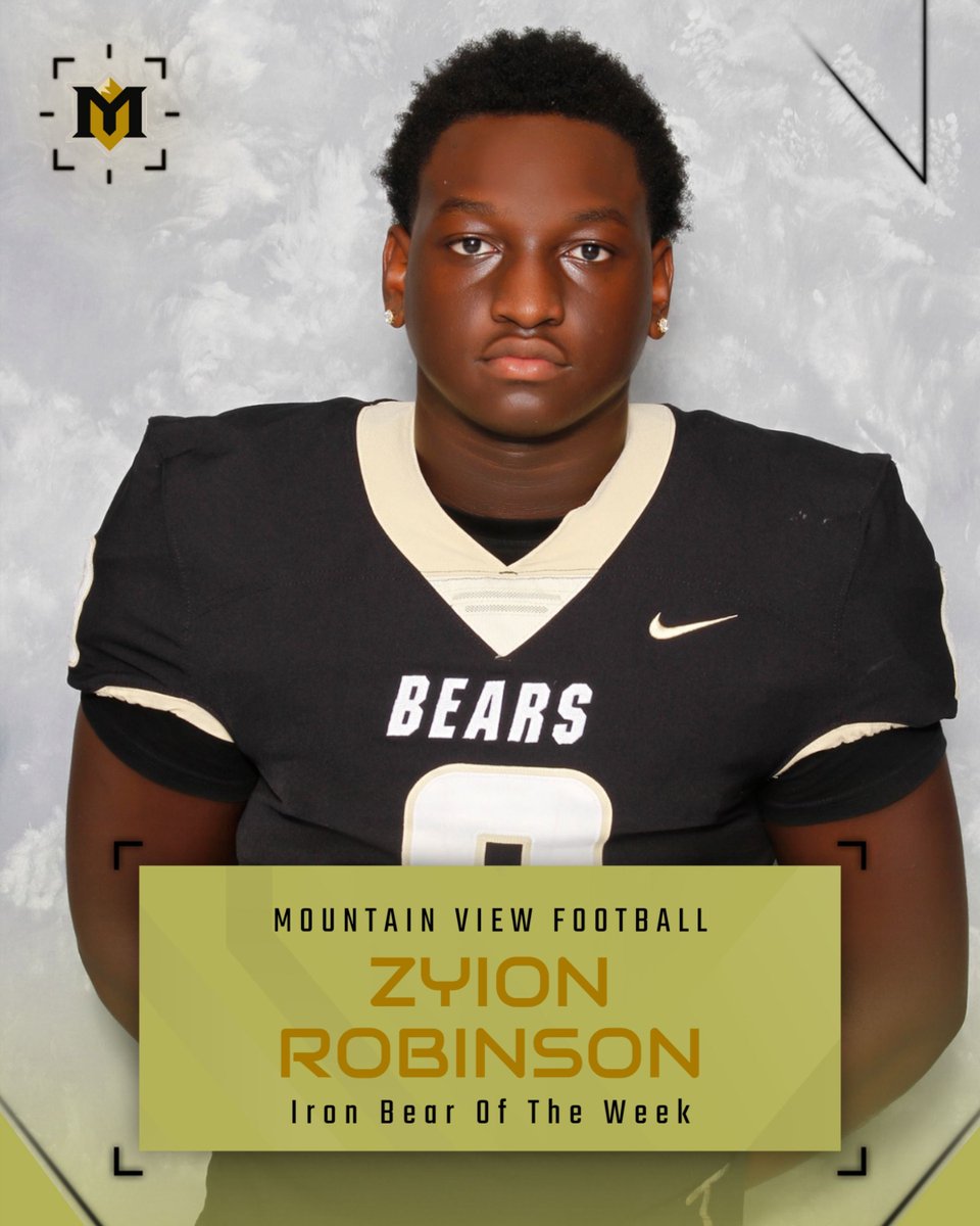 MVFootballBears's tweet photo. Your week 9 players of the week! Not pictured are Offensive Player of the Week - Victor Madu and Scout Team Player of the Week - Caden Wimberly https://t.co/8PUFyK8aqp