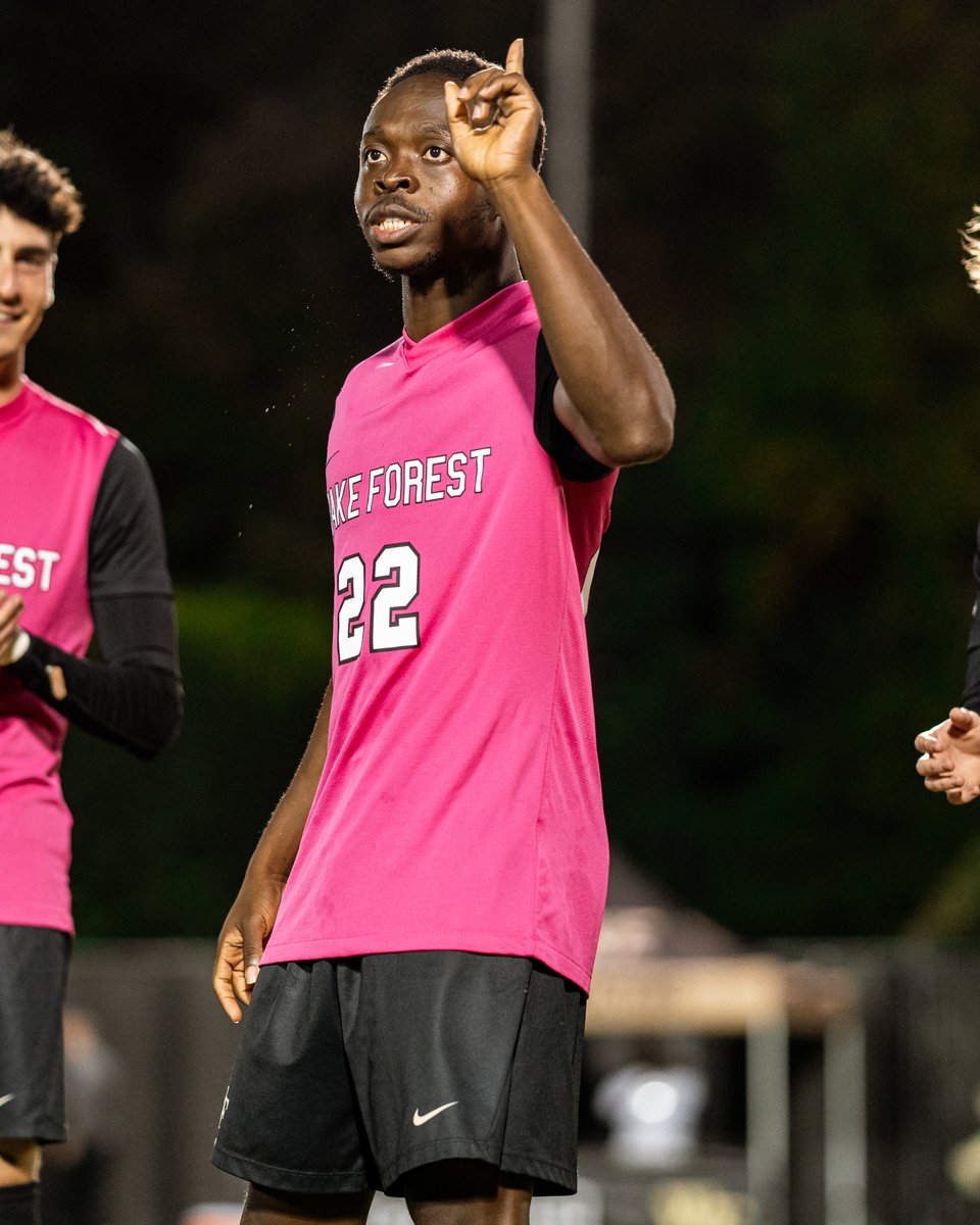 Wake Forest Men's Soccer (@wakemsoccer) on Twitter photo Thank you to everyone who bid on our pink jerseys and helped raise $3,355 for the Cancer Health Equity Patient Care fund at Atrium Health Wake Forest Baptist. 
#ProHumanitate | #GoDeacs 🎩 Thank you to everyone who bid on our pink jerseys and helped raise $3,355 for the Cancer Health Equity Patient Care fund at Atrium Health Wake Forest Baptist. 
#ProHumanitate | #GoDeacs 🎩