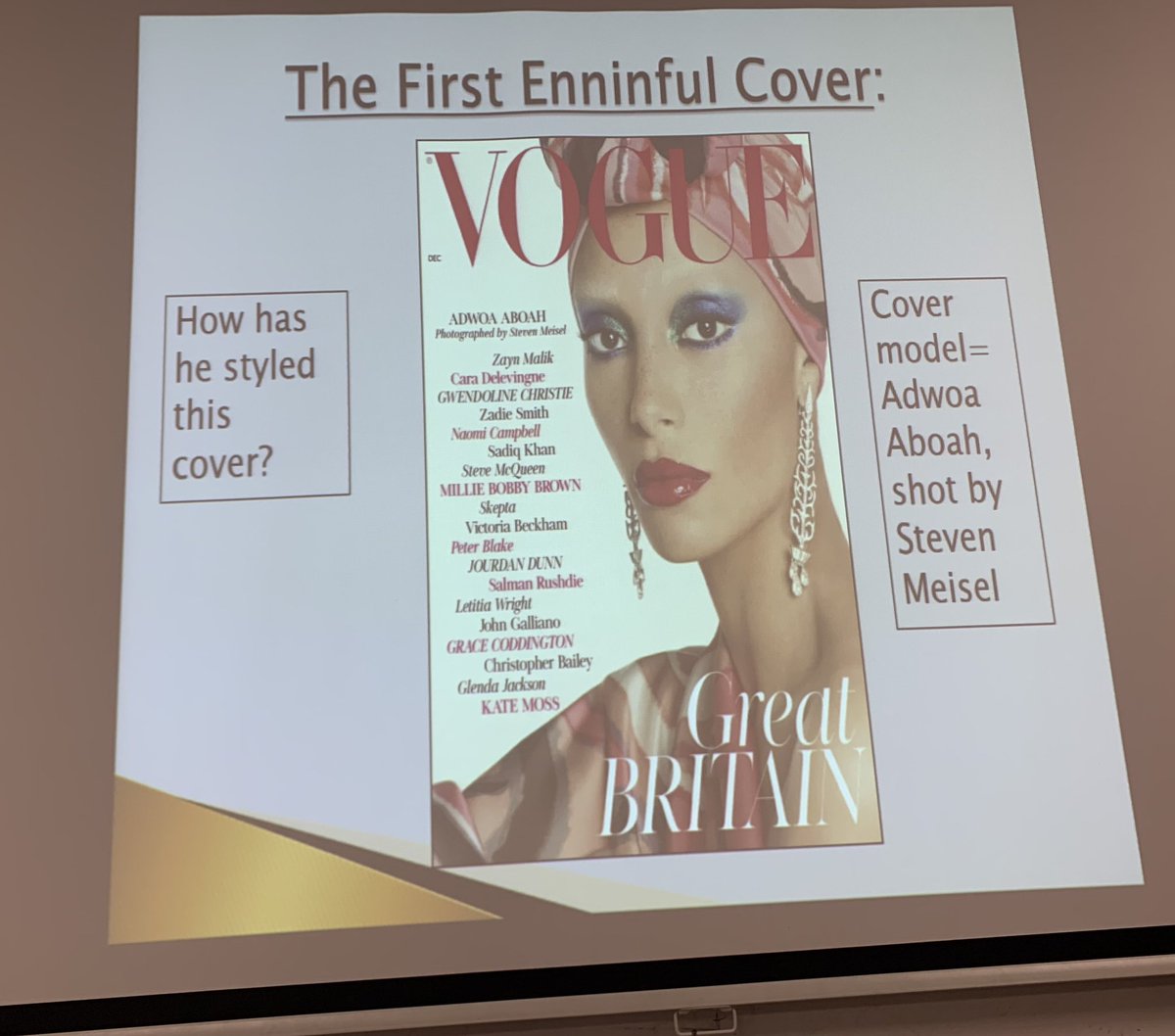 In honour of Black History Month, History of Art club’s celebration of creativity! Lynette Yiadom-Boakye, Dame Sonia Boyce and Edward Enninful. Thank you to Hetty and Kiki for presenting!