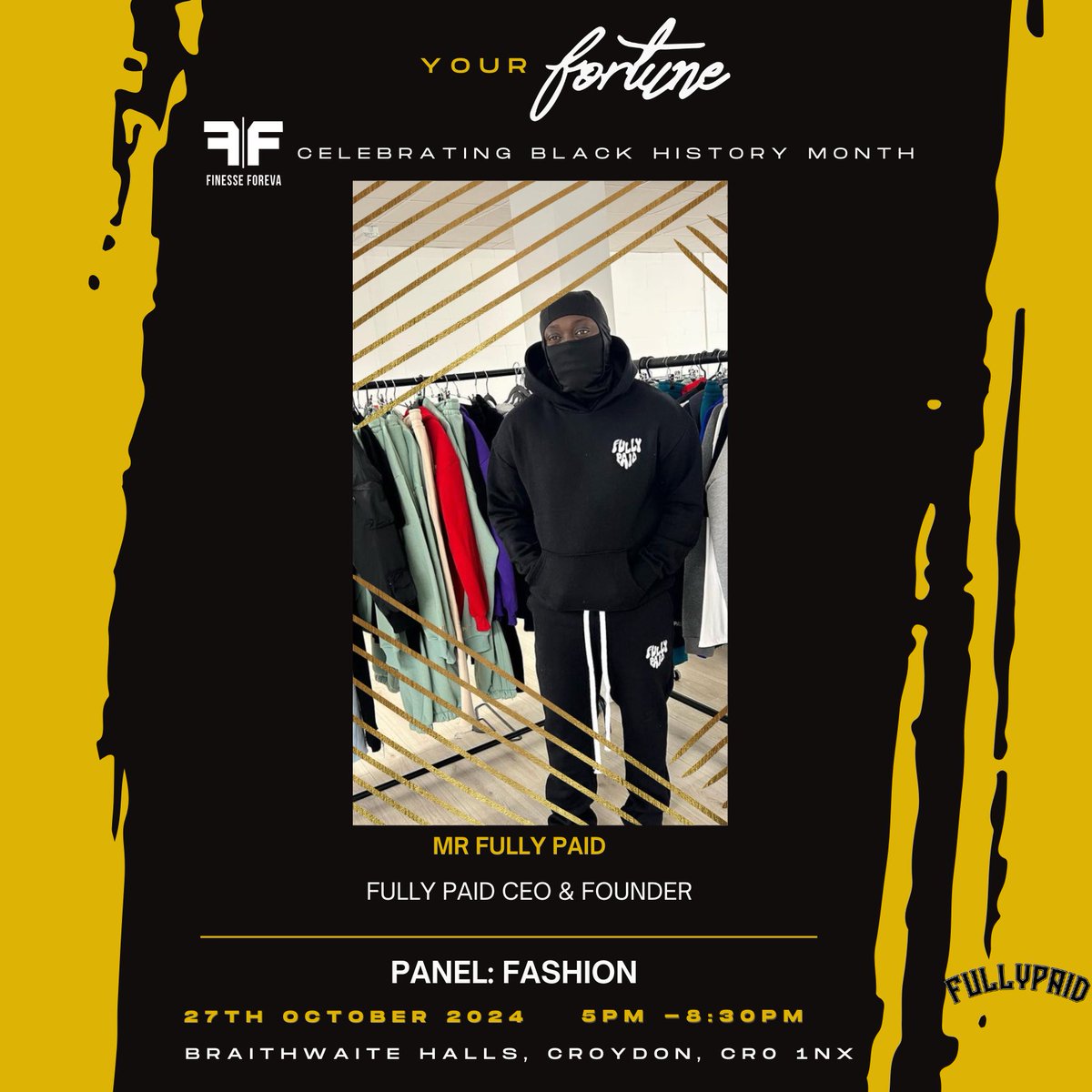 🚨Introducing Your Panelist’s🚨

Fashion: Telling Our Stories💫

⭐️ <a href="/_krystaxl_/">Krystal with the ✨crystals✨</a> ⭐️

Model, Presenter, Pop Culture Interviewer &amp; Host 💎All Things Fashion!!

⭐️ <a href="/kwarmzmigo/">43</a> ⭐️

Clothing Brand Owner 🔮 @fortunewearcl 
A Croydon based company that integrates raw streetwear