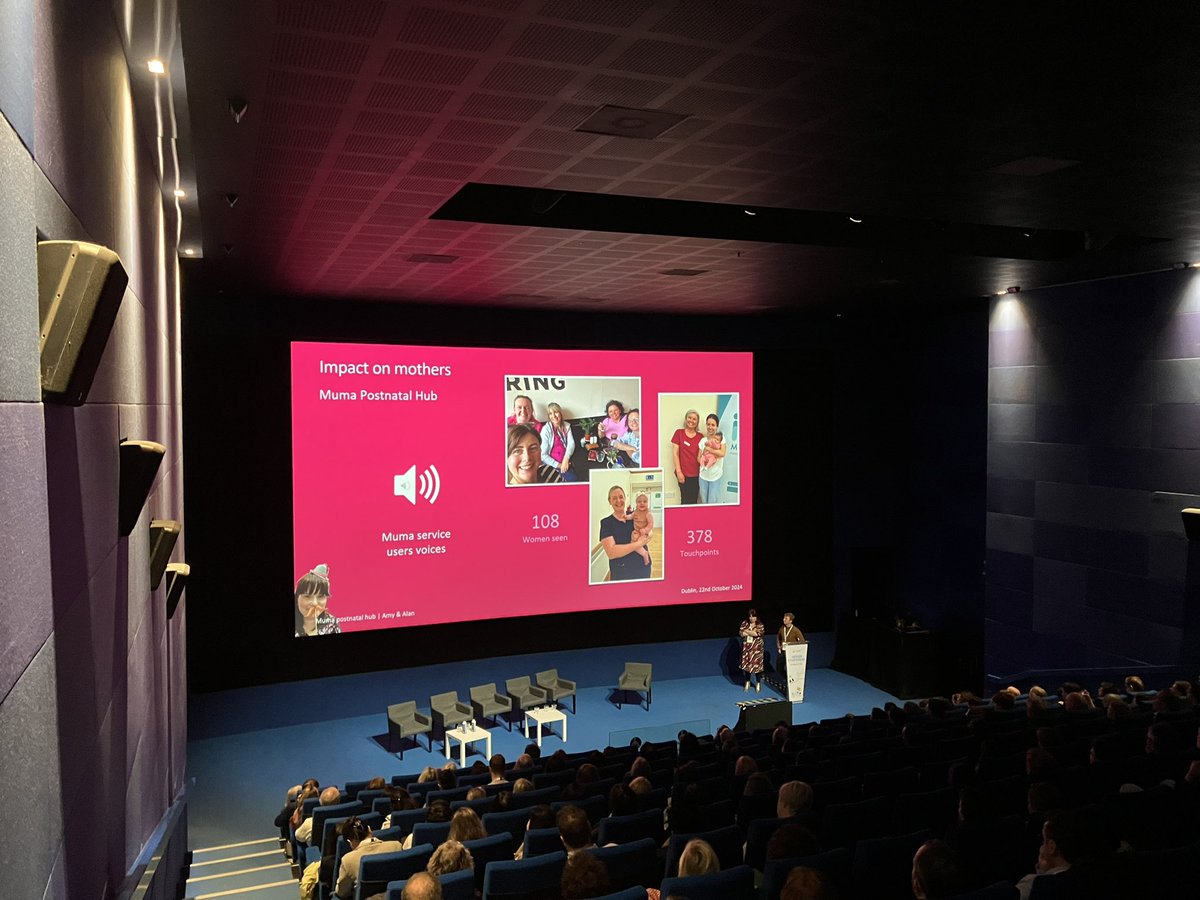 ProgrammeSpark's tweet photo. Amy Carroll, ADOM @St Luke’s Hospital, Kilkenny and Alan MacFarlane, Service Designer @ProgrammeSpark presenting 

 Muma Postnatal Hub

“We let the voices of women decide what the solutions are, not what we think.”

#TransformationWeek #BetterPublicServices https://t.co/5WHC33IqdB