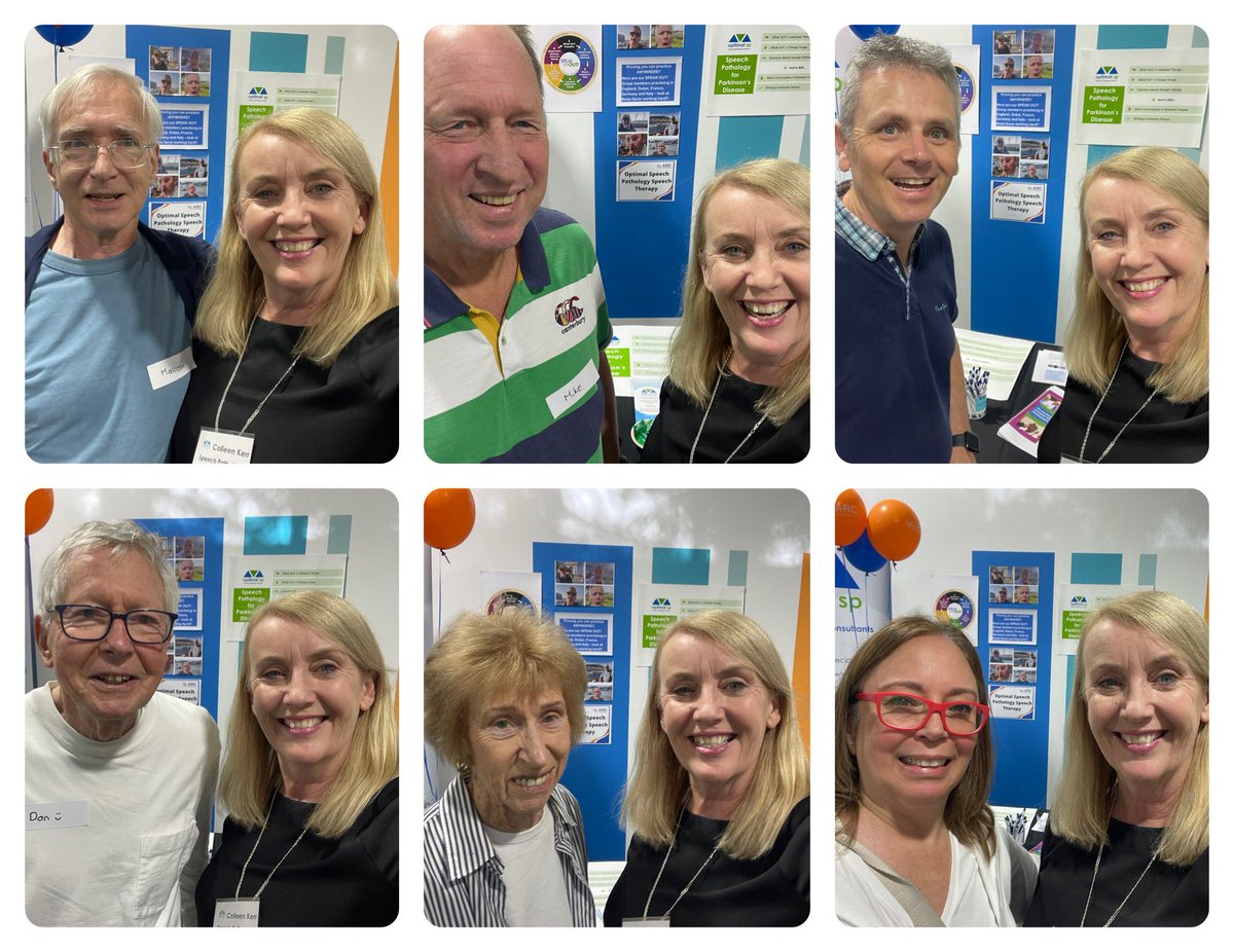ColleenAKerr's tweet photo. What a brilliant night at the opening of the Parkinson's and Movement Disorders Hub. Fantastic to support the wonderful work of the Advance Rehab team. Look at the EXPRESSIVE faces of some of our SPEAK OUT! Group members who visited our Optimal SP booth! https://t.co/iEC32FCFcs