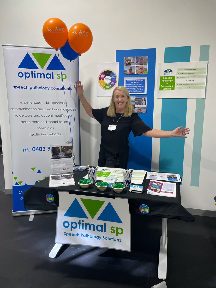 ColleenAKerr's tweet photo. What a brilliant night at the opening of the Parkinson's and Movement Disorders Hub. Fantastic to support the wonderful work of the Advance Rehab team. Look at the EXPRESSIVE faces of some of our SPEAK OUT! Group members who visited our Optimal SP booth! https://t.co/iEC32FCFcs