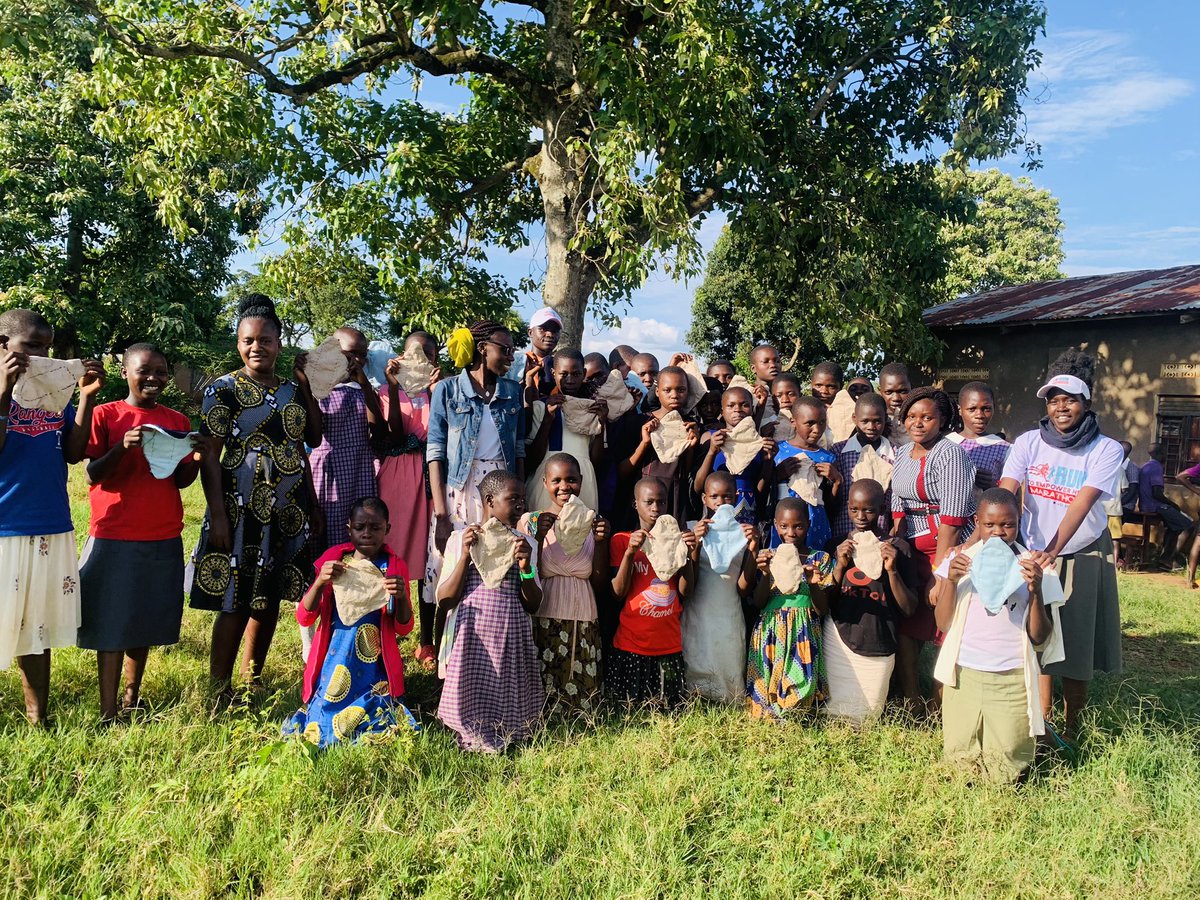 joankabahu's tweet photo. Last week,we implemented a Menstrual Hygiene Project in 3 primary schools of Namutumba s/county training over 700 participants on how to make reusable sanitary pads &amp; liquid soap.This initiative was intended to curb the challenge of absenteeism amongst girls during menstruation. https://t.co/ogxsBVHvig