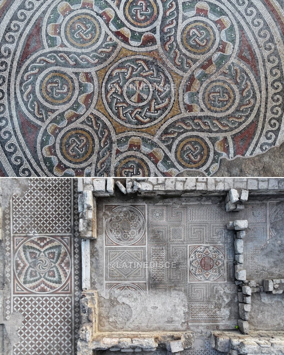 (5/10) The largest Roman mosaic in Cappadocia, Kayseri (Turkey), 2023.