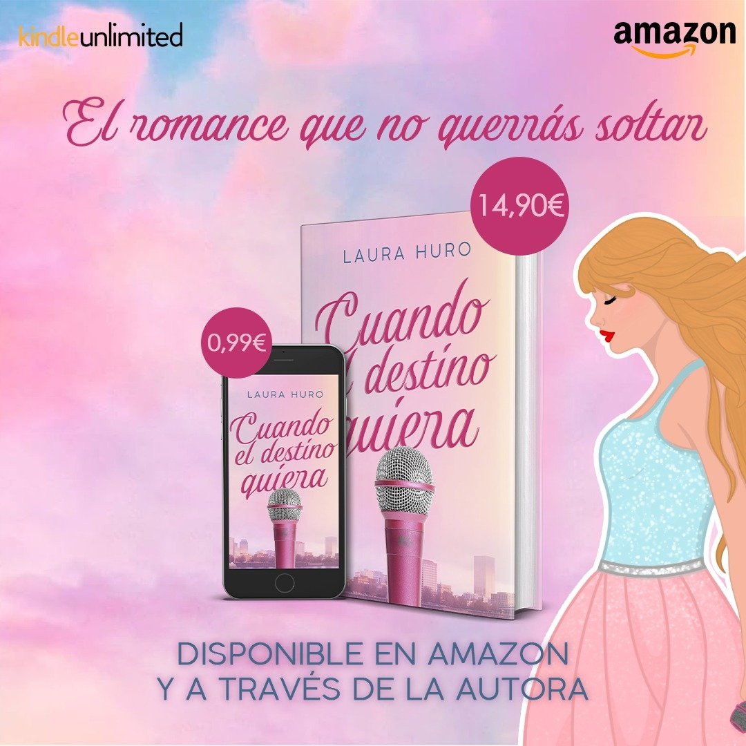 laurahuro97's tweet photo. Este mes, llevo vendidos 2 libros en digital de «Cuando el destino quiera» y me pone muy feliz saber que sigue habiendo gente interesada en mi historia 🥹

Si lo habéis leído, ¿podéis dejarme una valoración? https://t.co/YVTHNKZWFS ¡Gracias!🩷 https://t.co/0HR5S5QxsC