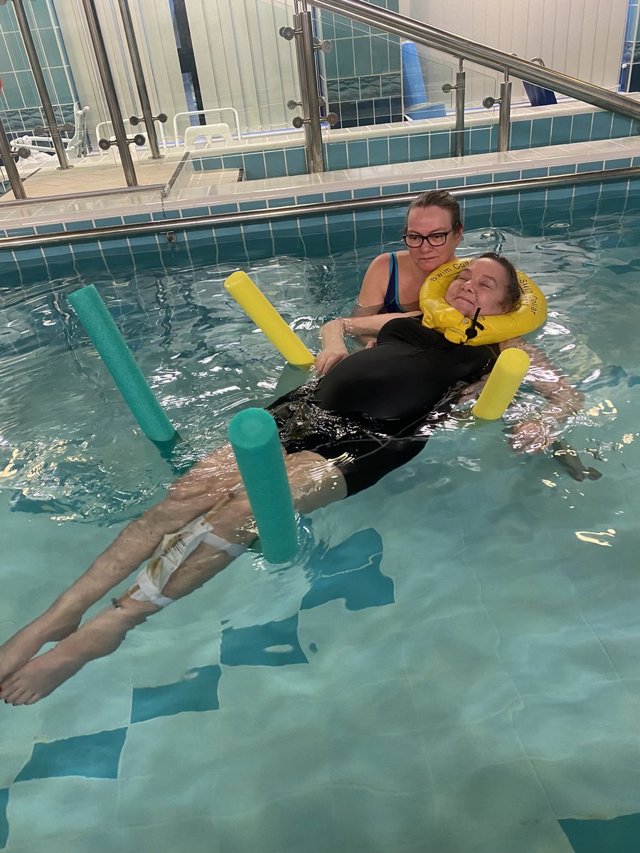 Ellie Pearson (@epearsonphysio) on Twitter photo On day 101 on her ICU stay we finally got in the hydrotherapy pool. A brilliant session enjoyed by all ⭐️ pictures posted with consent ⭐️ <a href="/ELHT_PTOT/">East Lancashire Physio and OT</a> <a href="/ELHTCritCare/">ELHT Critical Care</a> On day 101 on her ICU stay we finally got in the hydrotherapy pool. A brilliant session enjoyed by all ⭐️ pictures posted with consent ⭐️ <a href="/ELHT_PTOT/">East Lancashire Physio and OT</a> <a href="/ELHTCritCare/">ELHT Critical Care</a>