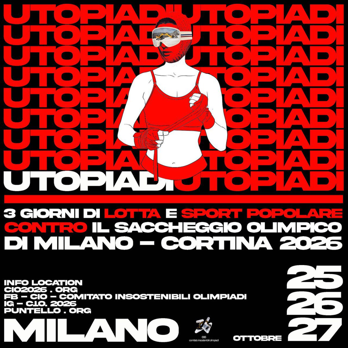 OffTopic_lab's tweet image. #Utopiadi #Milano contro il saccheggio olimpico per il diritto alla casa, alla città, allo sport. Il 26/10 h15 tutt* sotto la Regione Lombardia. Per aggiornamenti e info sul luogo 👉🏿 cio2026.org @MILinMOV @radiondadurto @rbo10525 @Infoaut @global_project @ilmanifesto