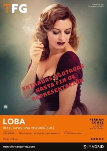 🔴 Lo veíamos venir.y lo avisamos La obra de teatro #Loba agota las localidades hasta su último día en escena. Será el día 26 de octubre. 

👏👏👏 ¡Gracias por vuestro interés!

ℹ️ Texto y dirección: Juan Mairena. Con: Mélida Molina, Carlos Troya (Actúa el día 8 y del 13 al 26 de