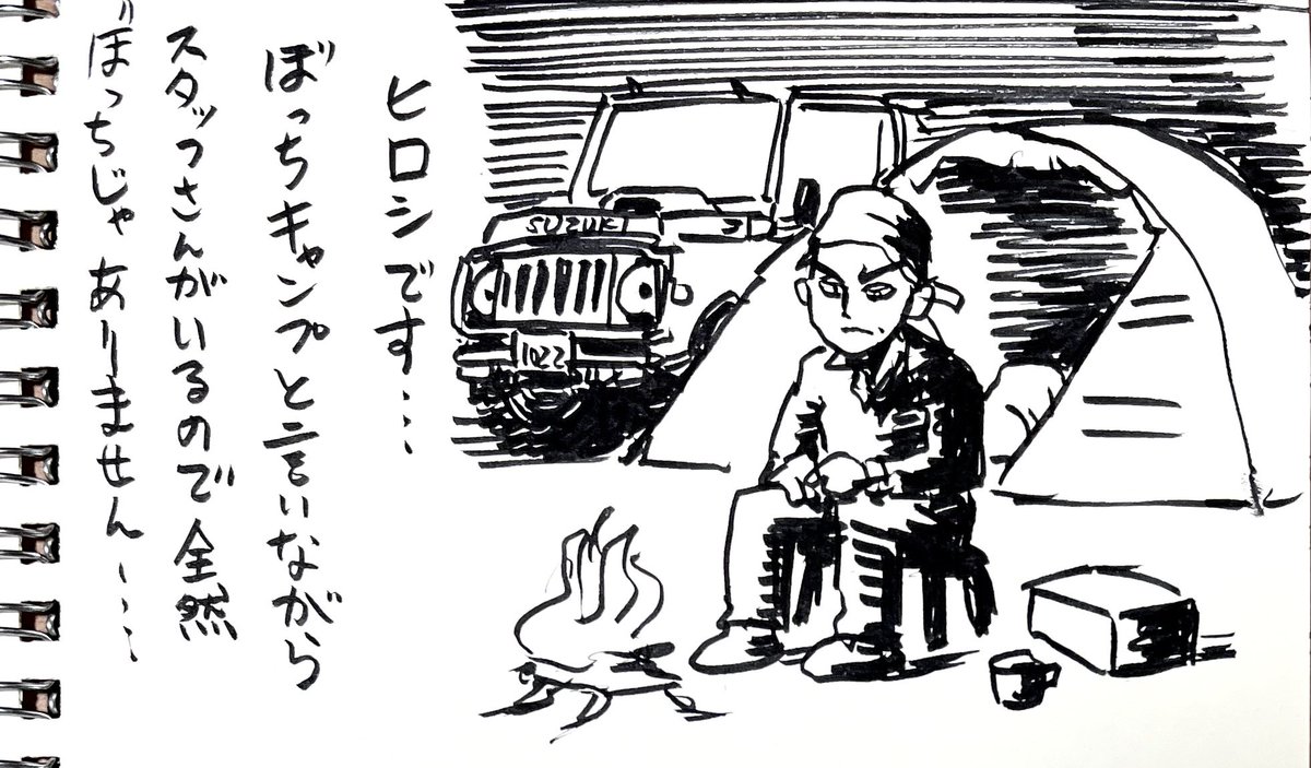 #inktober2024
DAY22:CAMP 