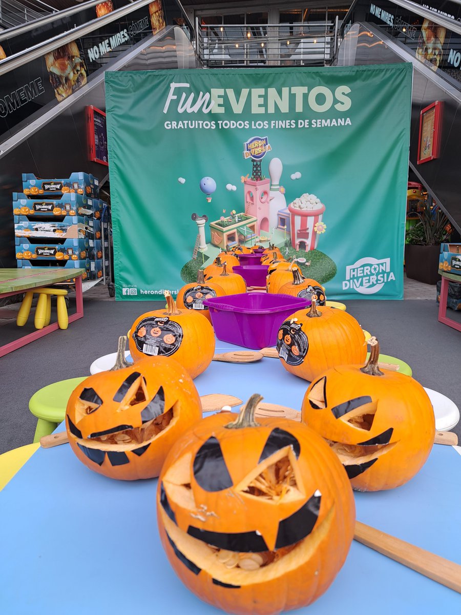 👻 ¡Halloween en <a href="/HDiversia/">Heron Diversia</a>, un fin semana de diversión espeluznante!

No te pierdas este sábado 26 de octubre a las 20.00h la exhibición de <a href="/CheerXport/">CheerXport Alcobend.</a>  con la colaboración de Fundal, ¡una experiencia única que combinará destreza y energía en un ambiente de miedo!