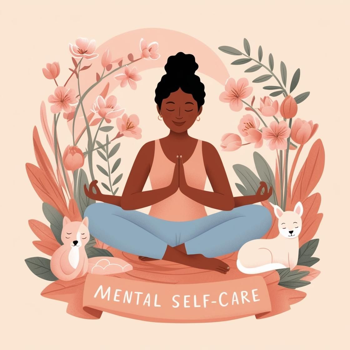Post 1: "Protecting your mental health is not selfish. It’s necessary. If you’re feeling overwhelmed, take a moment today to breathe, reset, and check in with yourself. You deserve peace, and you have the right to take steps toward it 🌸💖 #MentalWellbeing #SelfCareIsEssential"