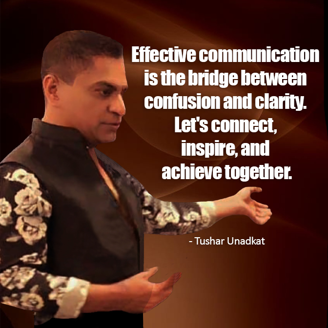 TusharUnadkat's tweet photo. Effective communication is the bridge between confusion and clarity. Let's connect, inspire, & achieve together.
#leadershipinaction #businesssuccess #communicatewithpurpose #growthmindset #professionaljourney #socialmediamarketing #businesscommunication #tusharunadkat #Content https://t.co/xsAhjS7UnY