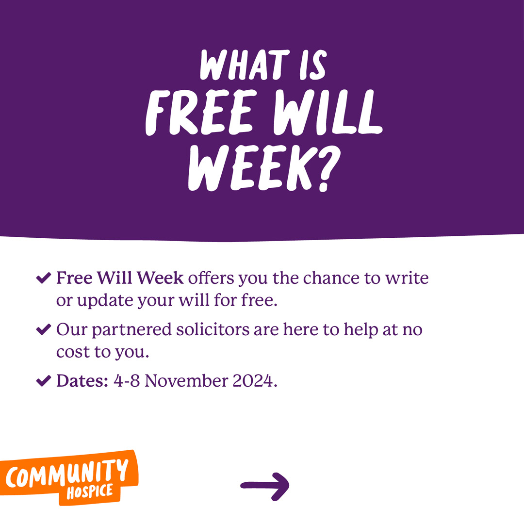 comm_hospice's tweet image. Ever wondered why having a Will is important? 

Then this post is for you! Swipe to read.(1/2)
 
#FreeWillWeek #YourWill #YourLegacy #Legacy