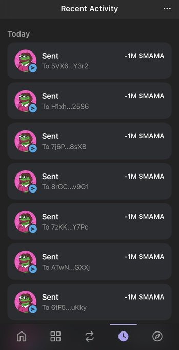 MotherSolanaa's tweet photo. We are launching soon! ⌛️

$MOTHER is the mama of memecoin on #Solana 

First 555 wallets = 1,000,000 $MOTHER Airdrop 🪂 

Drop your $SOL address &amp; RT ♻️ https://t.co/vTDiiGf6r8