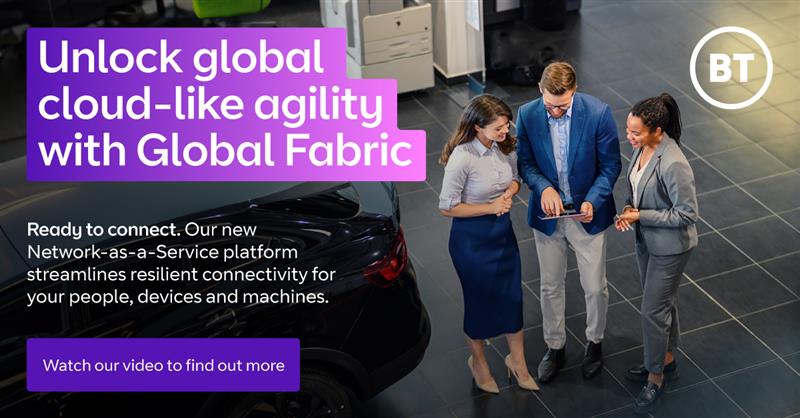 Watch our YouTube video to learn more about Global Fabric and how it's weaving stronger connections for a digital world.

🎥 Watch the video here 👉 bit.ly/3zVLODq

#GlobalFabric #DigitalTransformation #BTMeansBusiness