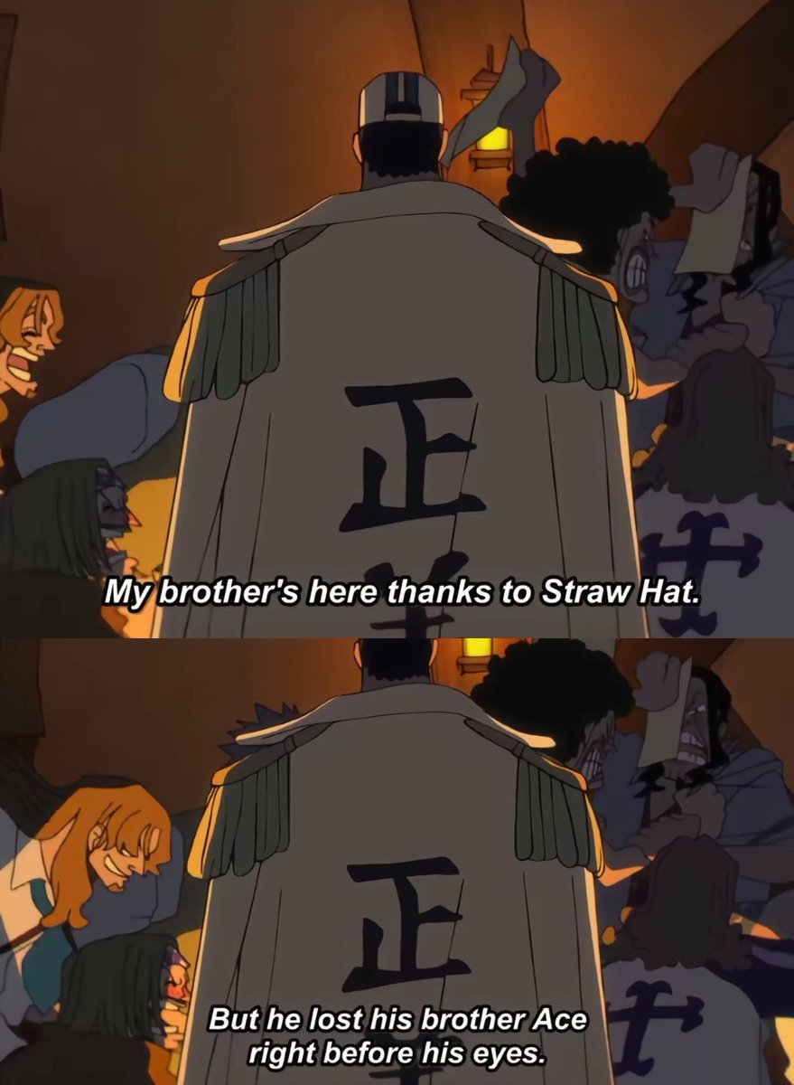 That’s why Luffy is the best written mc in Anime