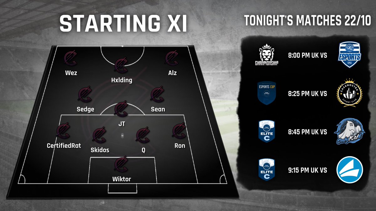 Enigma (@enigma_esportsx) on Twitter photo Game Day 2 | <a href="/OfficialVPG/">Virtual Pro Gaming</a> <a href="/VPGUK/">VPG UK Leagues</a>
๐ด๓ ง๓ ข๓ ฅ๓ ฎ๓ ง๓ ฟ | <a href="/VPGUK/">VPG UK Leagues</a> (Champ A) - Enigma v <a href="/QPReSports/">QPR eSports</a> (Academy) โ๏ธ
๐ช๐บ | <a href="/VPGPremier/">VPG Esports Premier</a> (Esports Cup) - Enigma v @/Casanostra ๐ก
๐ช๐บ | <a href="/VPGPremier/">VPG Esports Premier</a> (Elite C) - Enigma v <a href="/Kel5Only96966/">Onlykel5</a> โ๏ธ
๐ช๐บ | <a href="/VPGPremier/">VPG Esports Premier</a> (Elite C) - Enigma v <a href="/JakoEsport/">Jako esport</a> โ๏ธ Game Day 2 | <a href="/OfficialVPG/">Virtual Pro Gaming</a> <a href="/VPGUK/">VPG UK Leagues</a>
๐ด๓ ง๓ ข๓ ฅ๓ ฎ๓ ง๓ ฟ | <a href="/VPGUK/">VPG UK Leagues</a> (Champ A) - Enigma v <a href="/QPReSports/">QPR eSports</a> (Academy) โ๏ธ
๐ช๐บ | <a href="/VPGPremier/">VPG Esports Premier</a> (Esports Cup) - Enigma v @/Casanostra ๐ก
๐ช๐บ | <a href="/VPGPremier/">VPG Esports Premier</a> (Elite C) - Enigma v <a href="/Kel5Only96966/">Onlykel5</a> โ๏ธ
๐ช๐บ | <a href="/VPGPremier/">VPG Esports Premier</a> (Elite C) - Enigma v <a href="/JakoEsport/">Jako esport</a> โ๏ธ